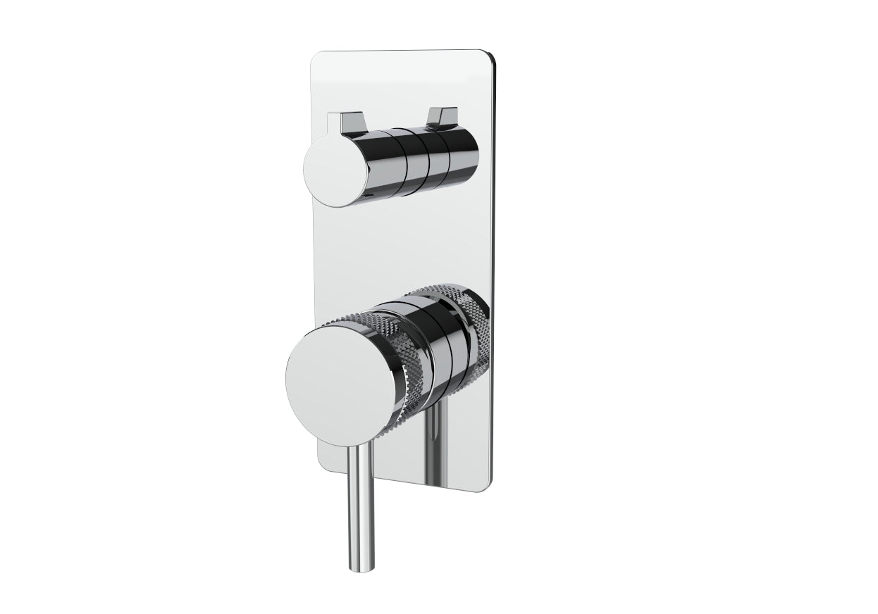 DAX Square Shower Valve with 2 Functions Chrome Finish (DAX-12542-CR)