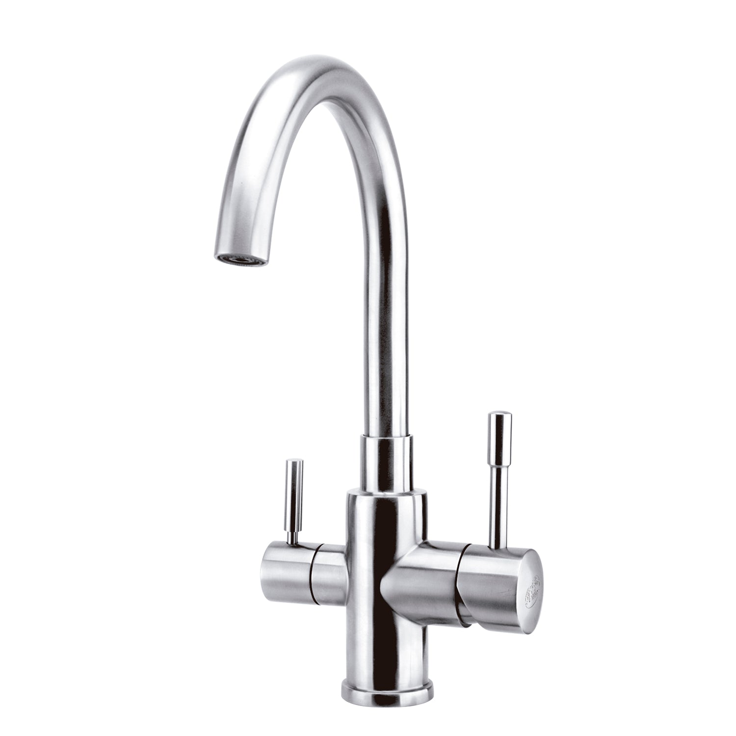 DAX Double Handle Kitchen Filter Faucet - Brushed Nickel (DAX-16005-BN)