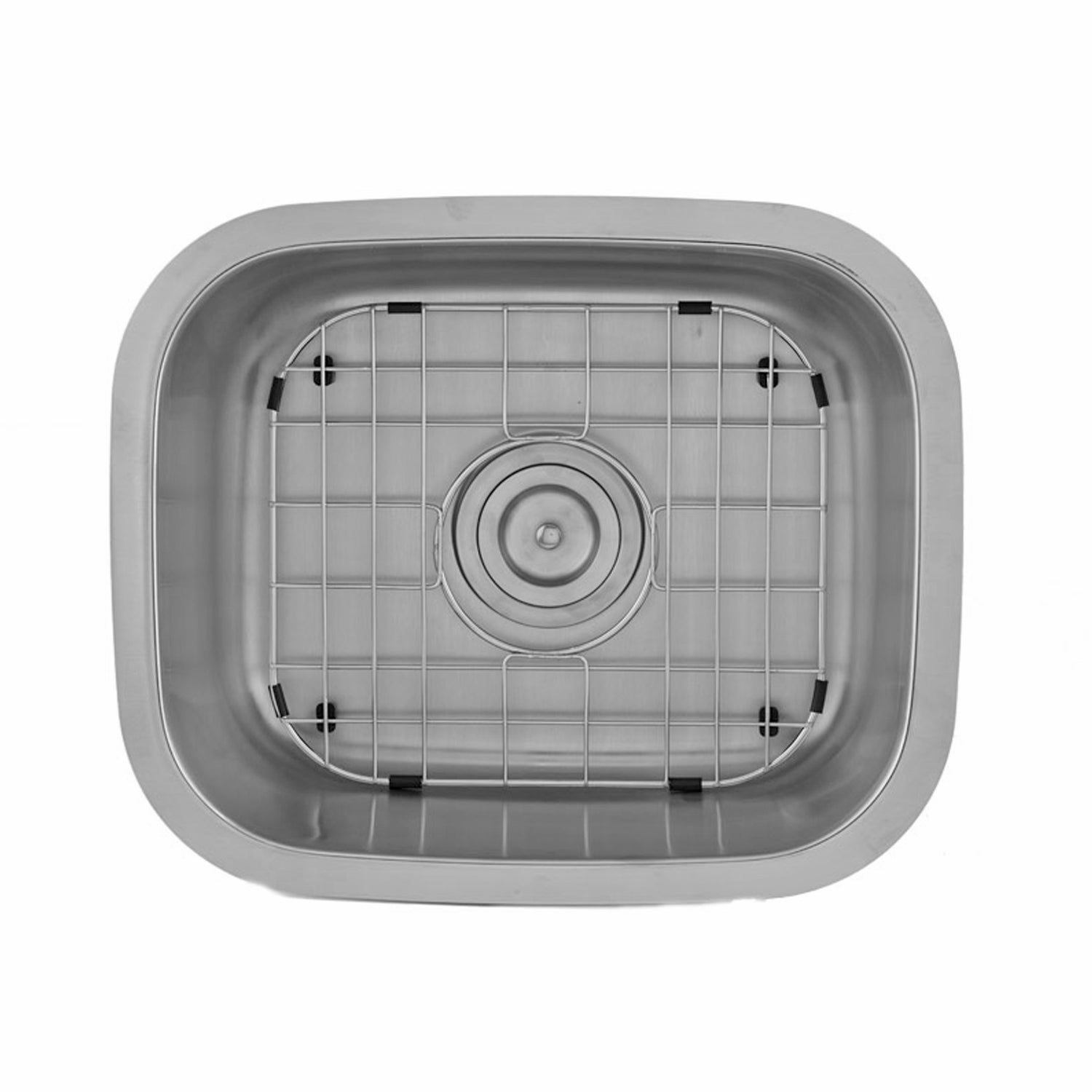 DAX Single Bowl Undermount Kitchen Sink, 18 Gauge Stainless Steel, Brushed Finish , 18 x 15 x 7 (DAX-1815)
