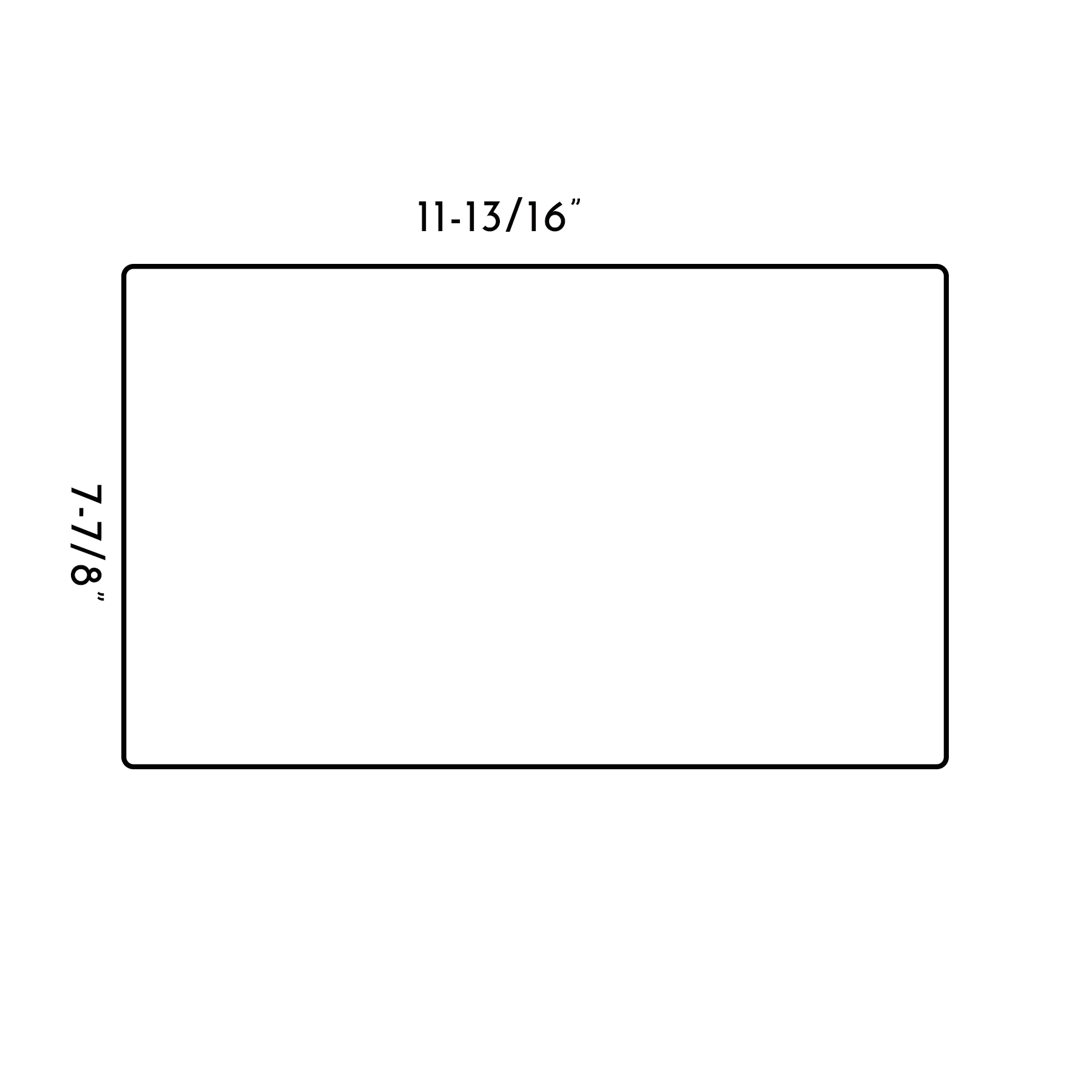 Rociador DAX Rectangular. Acabado negro mate (DAX-C2011-BL)