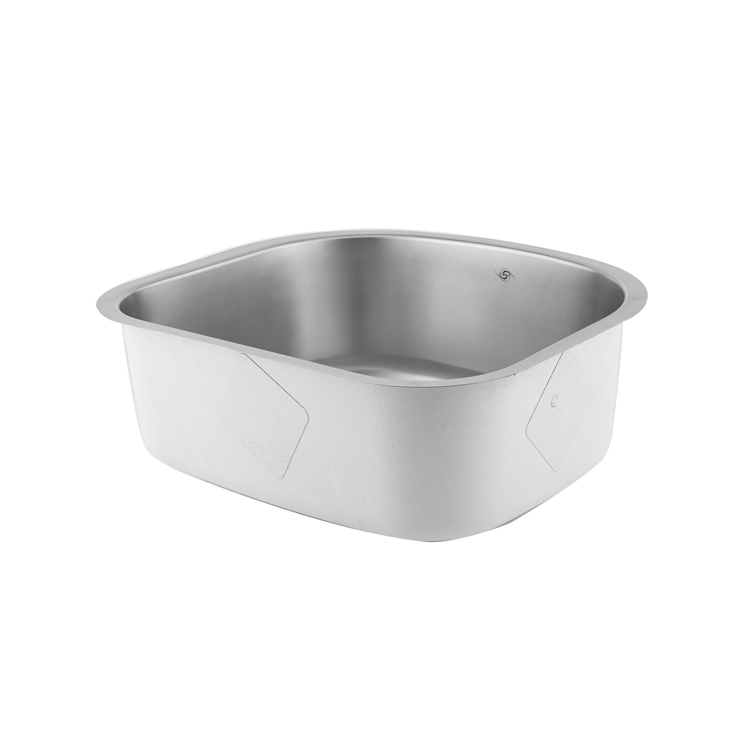 Fregadero de cocina DAX de un solo cuenco, acero inoxidable calibre 18, acabado cepillado, 23-1/4 x 20-7/8 x 9 pulgadas (DAX-2321)