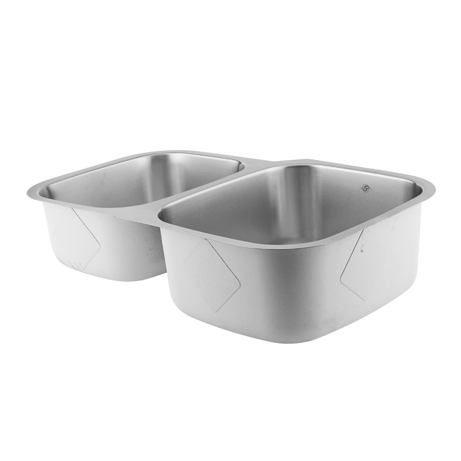 DAX 40/60 Double Bowl Undermount Kitchen Sink, 18 Gauge Stainless Steel, Brushed Finish , 32 x 20-3/4 x 9 Inches (DAX-3120R)