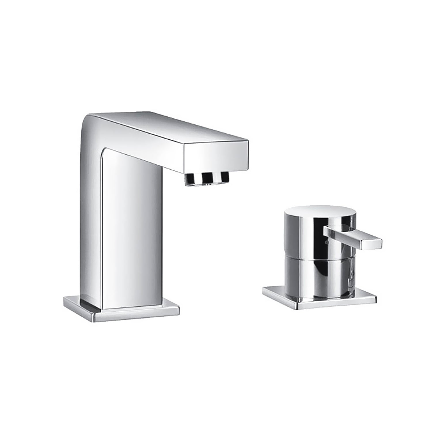 DAX llave monomando para baño, cuerpo de latón, acabado cromado, 7-1/2 x 5-1/2 pulgadas (DAX-8127)