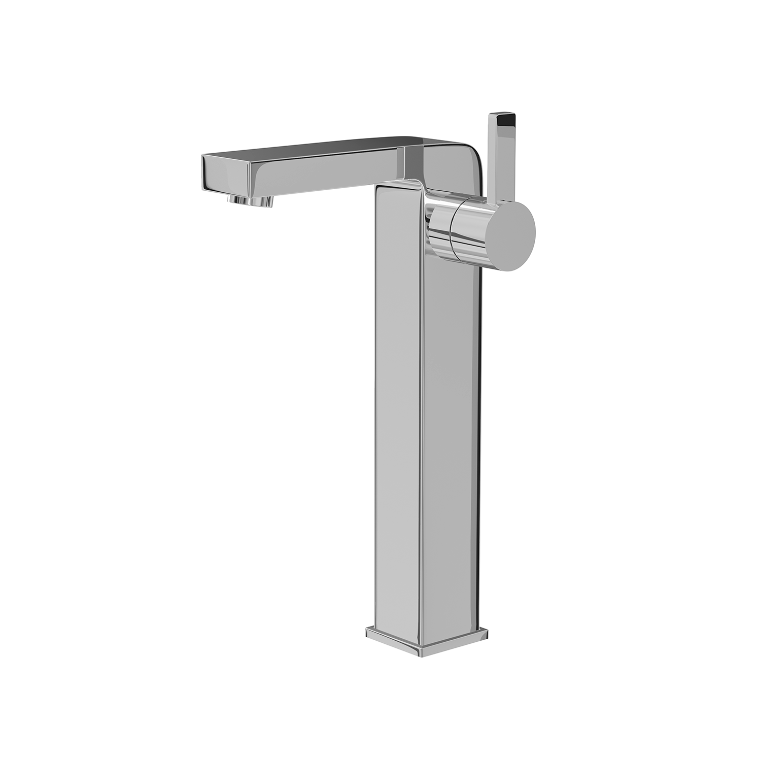 DAX Single Handle Vessel Sink Bathroom Faucet, Brass Body, Chrome Finish, 4-3/4 x 10-1/16 Inches (DAX-8227B)
