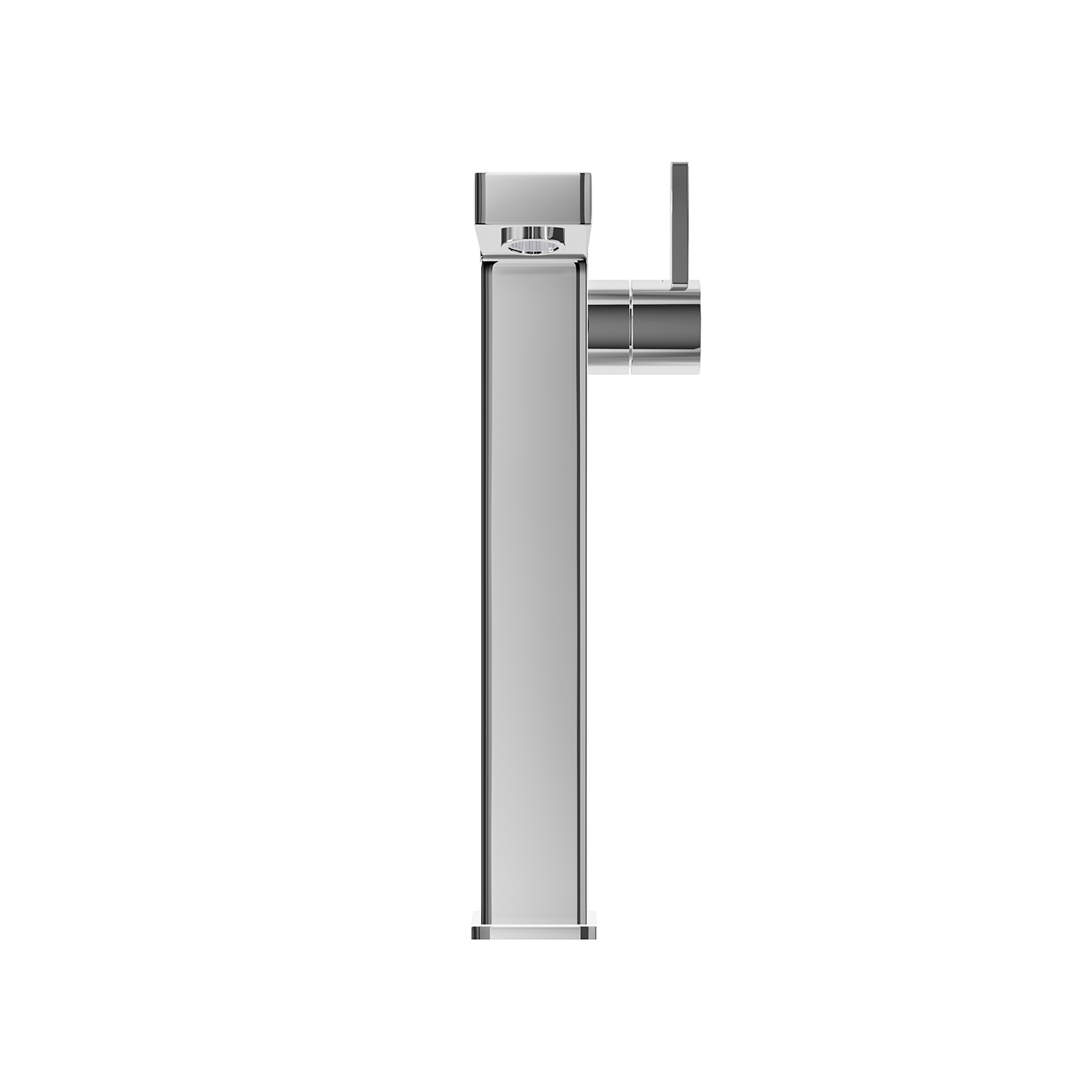 DAX Single Handle Vessel Sink Bathroom Faucet, Brass Body, Chrome Finish, 4-3/4 x 10-1/16 Inches (DAX-8227B)