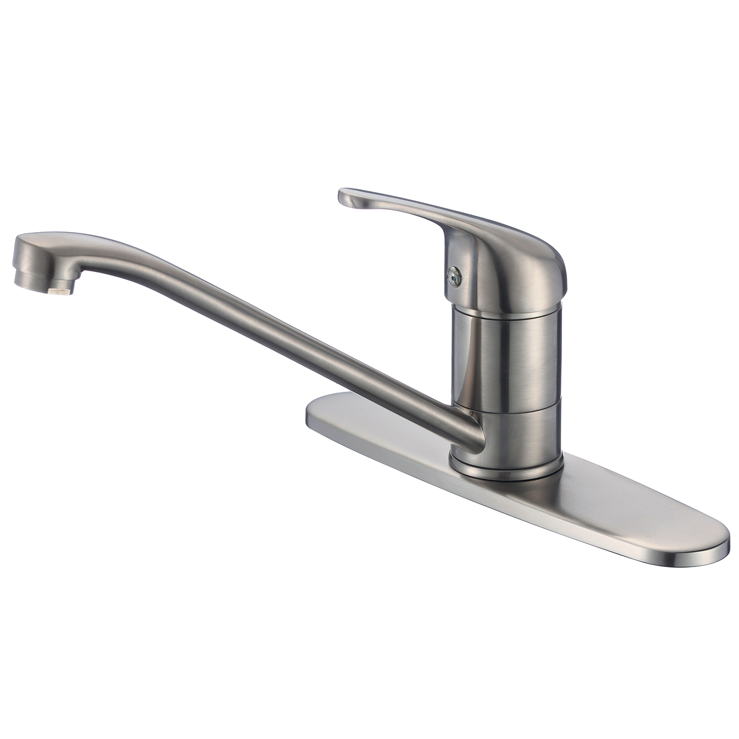 Grifo monomando para cocina DAX con acabado en níquel cepillado de 9 3/4" (DAX-8237-BN)