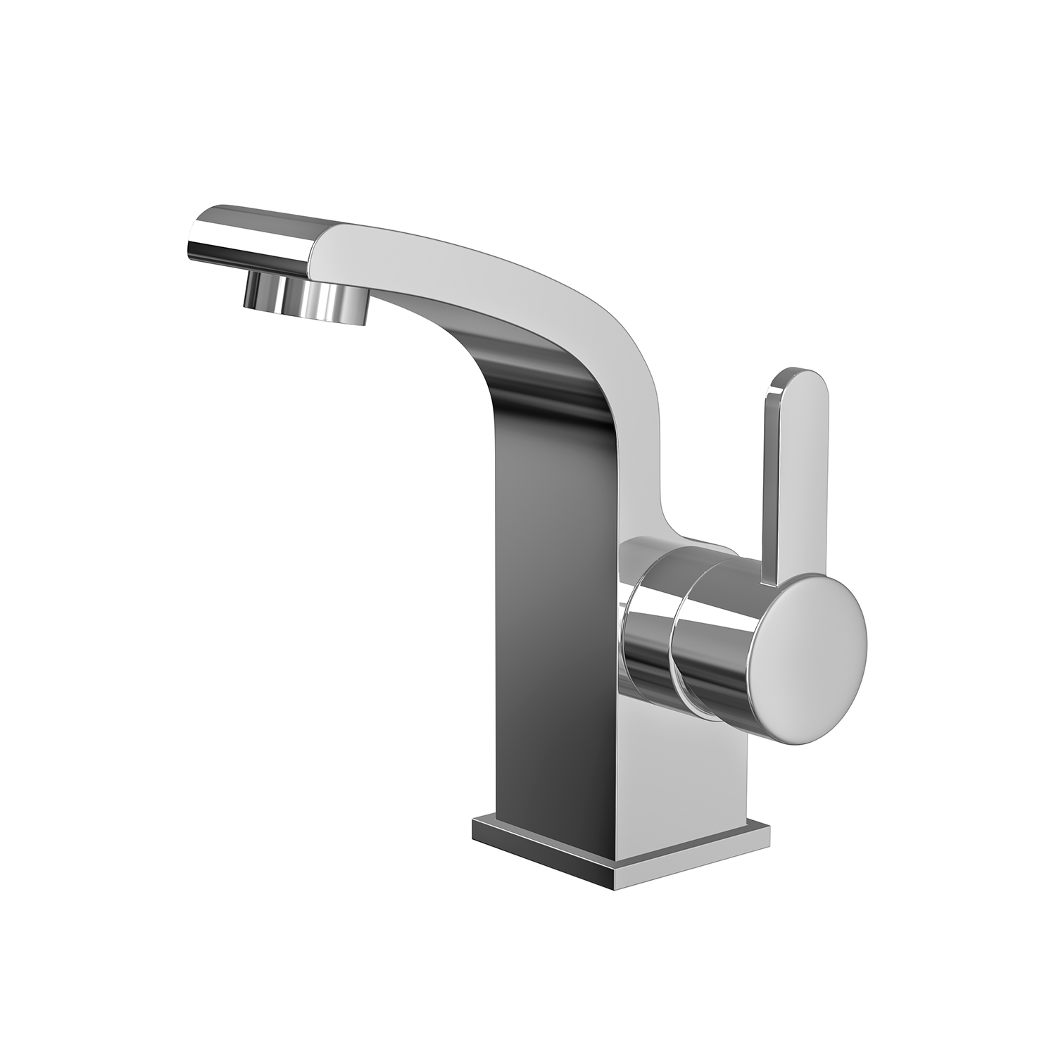 DAX Single Handle Bathroom Faucet, Brass Body, Chrome Finish, 3-15/16 x 5-15/16 Inches (DAX-8260-CR)