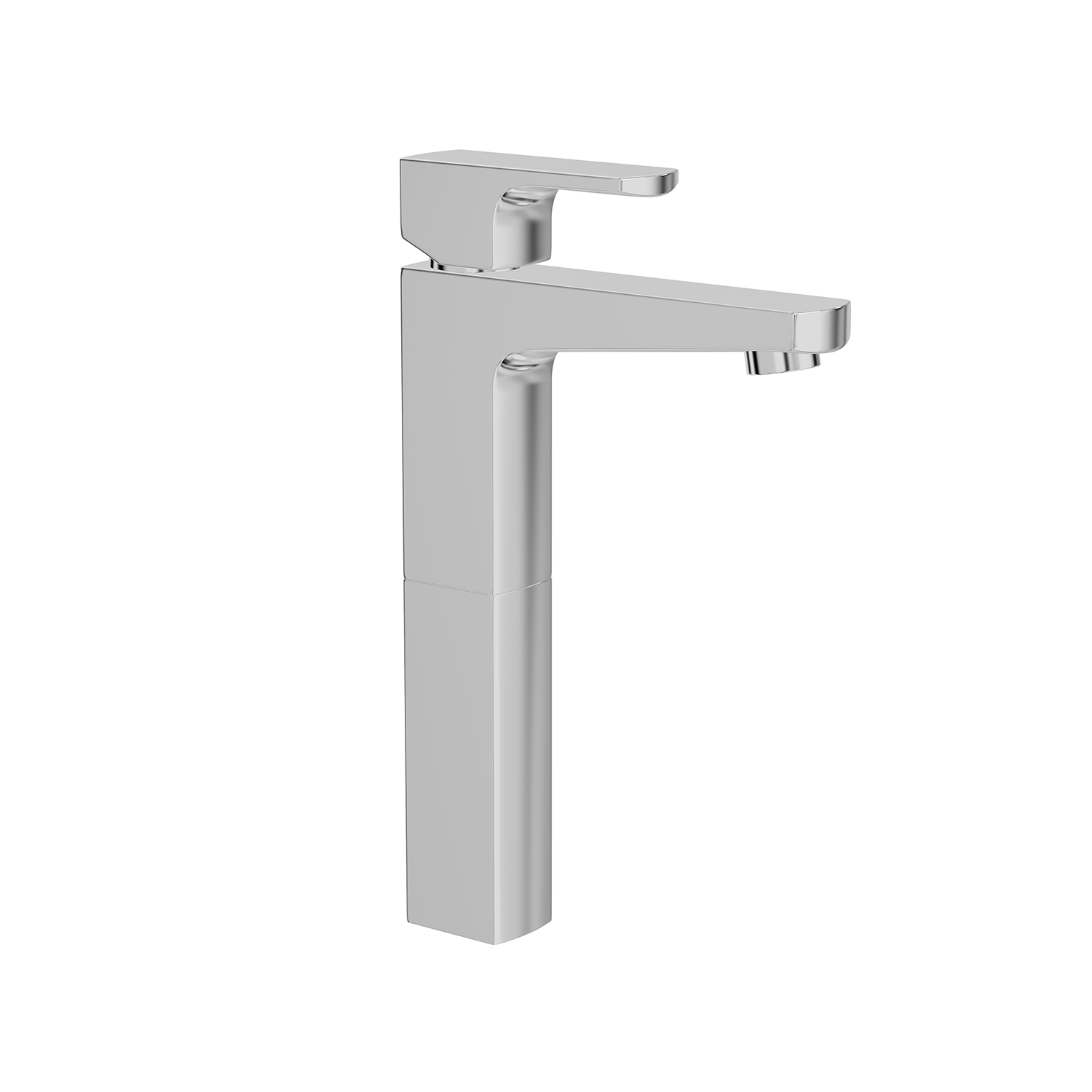 DAX Single Handle Vessel Sink Bathroom Faucet, Brass Body, Chrome Finish, 4-13/16 x 12-5/8 Inches (DAX-8269B)