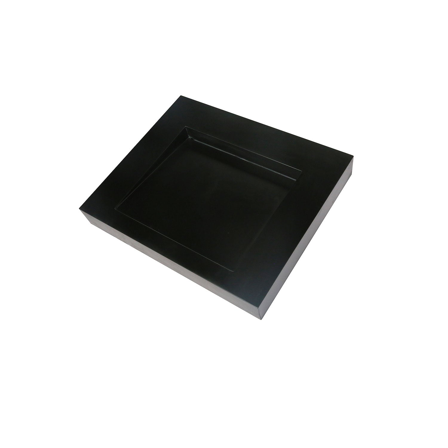 DAX Solid Surface Rectangle Single Bowl Top Mount Bathroom Sink, 23-1/4 x 19-5/16 x 3-1/8 Inches (DAX-AB-1330)