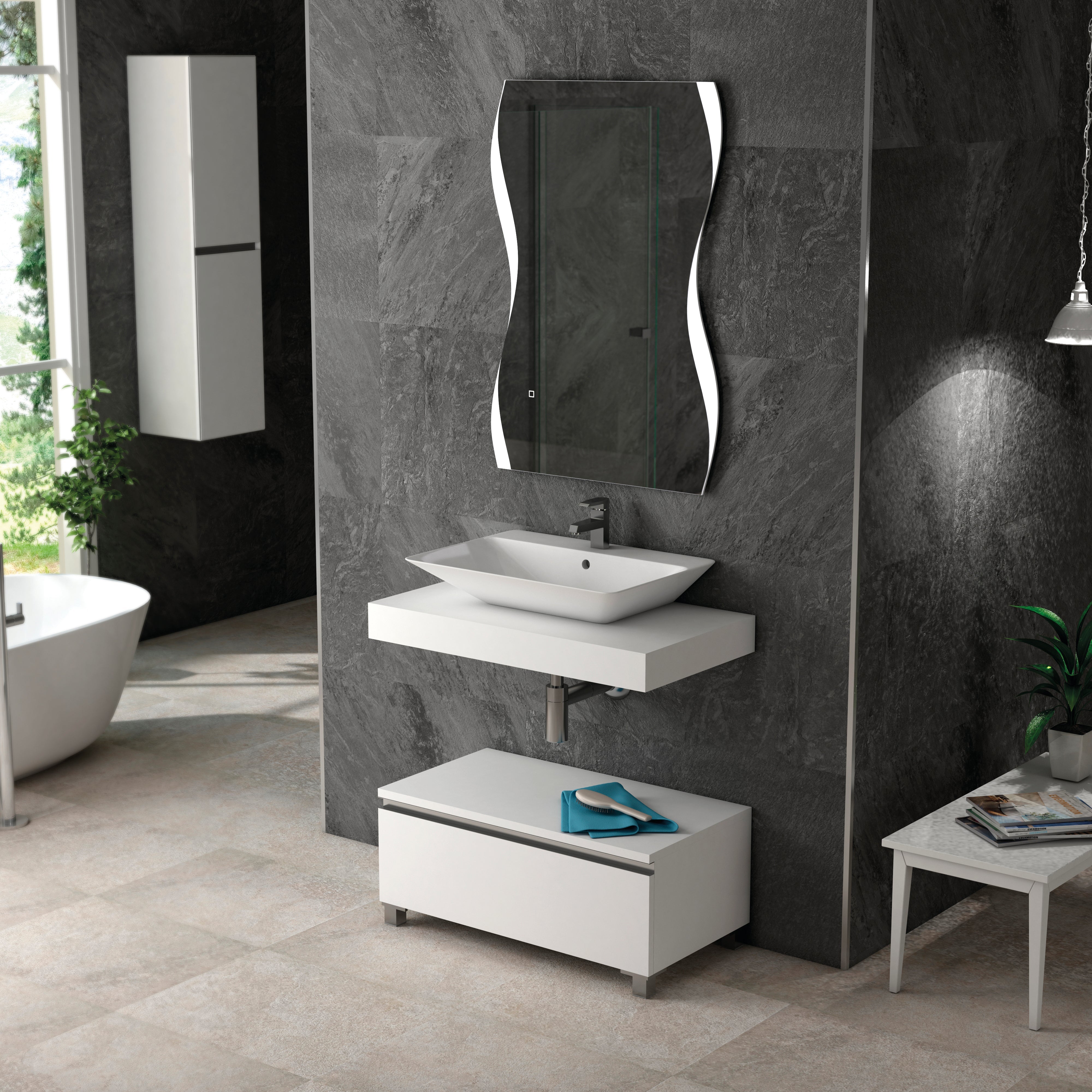 DAX Bayside Single Counter Vanity Top