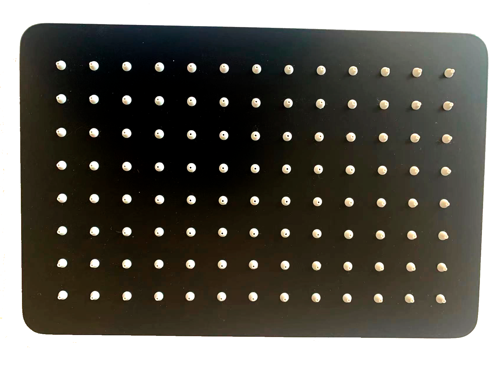 Rociador DAX Rectangular. Acabado negro mate (DAX-C2011-BL)