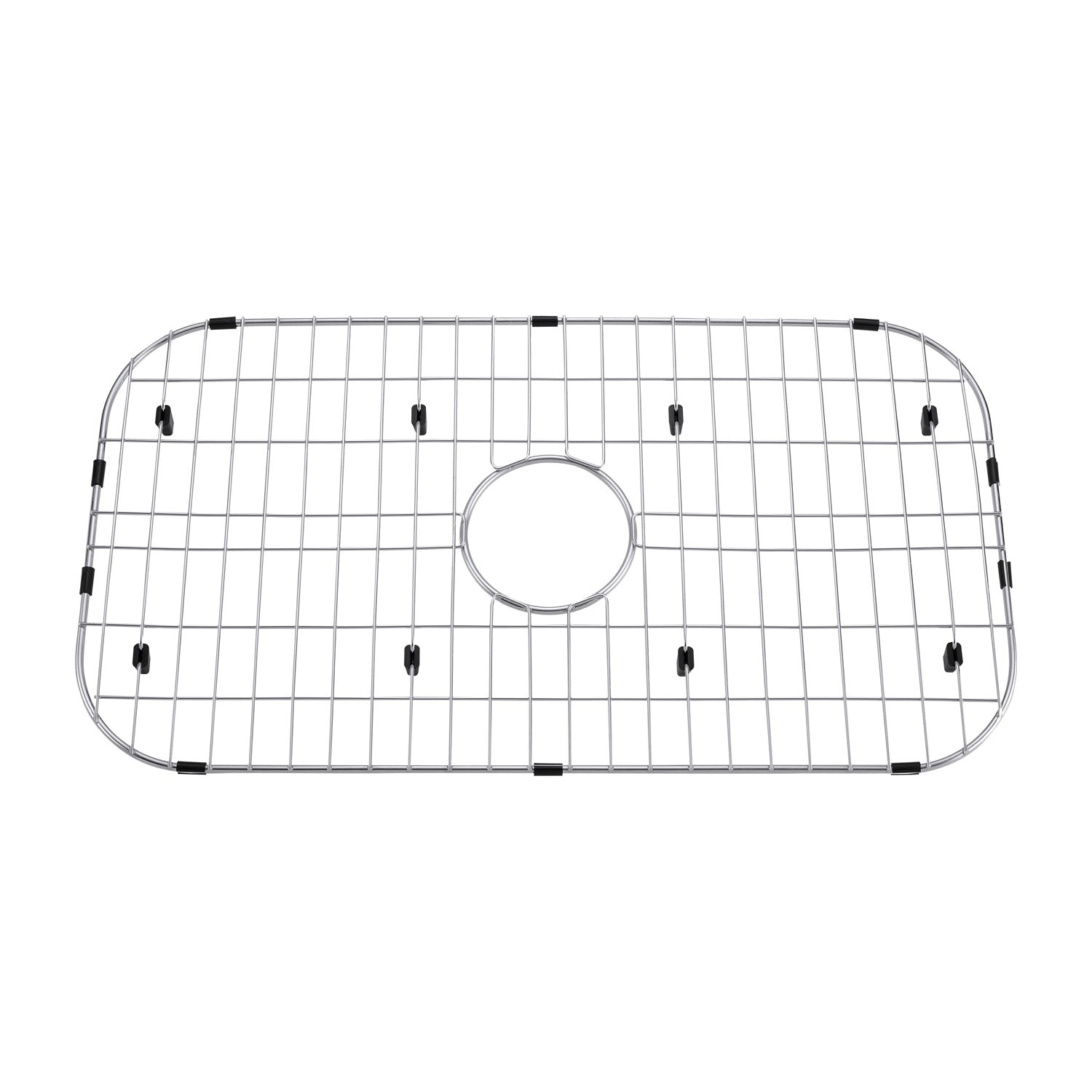 DAX Grid for Kitchen Sink, Stainless Steel Body, Chrome Finish, Compatible with DAX-OM3323, 27-3/4 x 14-1/4 Inches (GRID-OM3323)