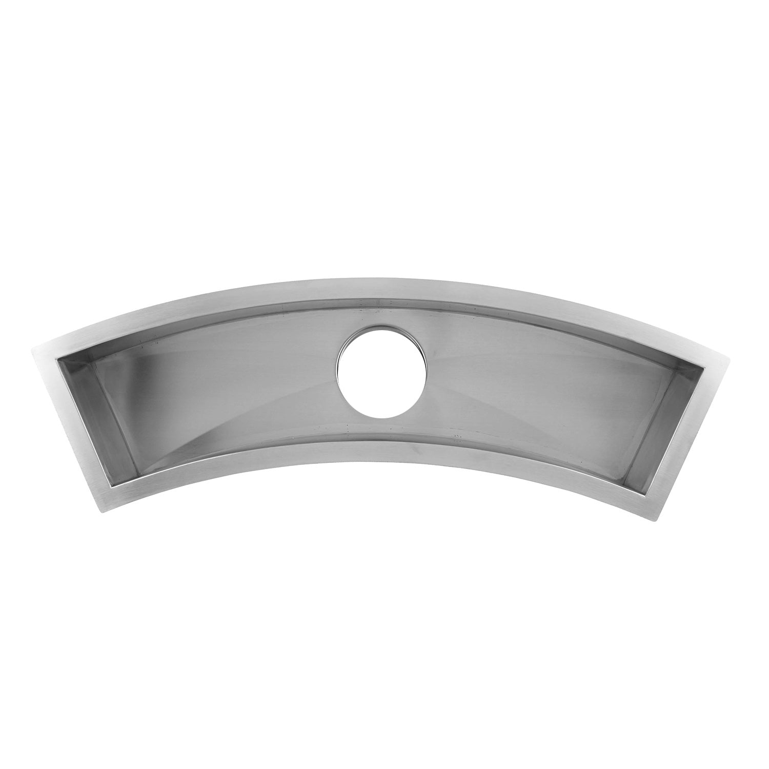 DAX Handmade Undermount Bar Sink, 16 Gauge Stainless Steel, Brushed Finish, 33 x 8-1/2 x 6 Inches (DAX-SQ-3312-C)