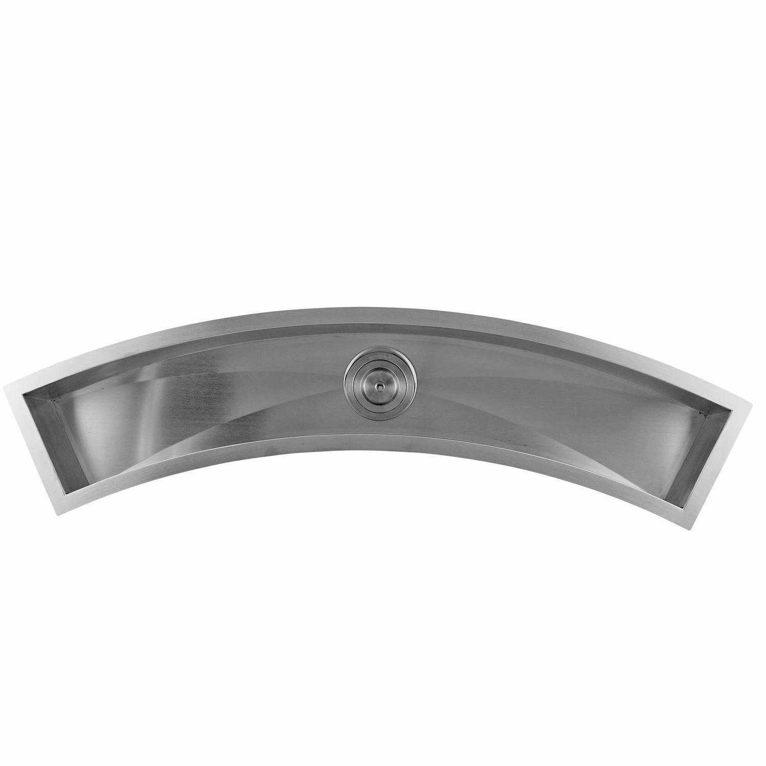 DAX Handmade Undermount Bar Sink, 16 Gauge Stainless Steel, Brushed Finish, 45 x 13 x 6 Inches (DAX-SQ-4512-C)