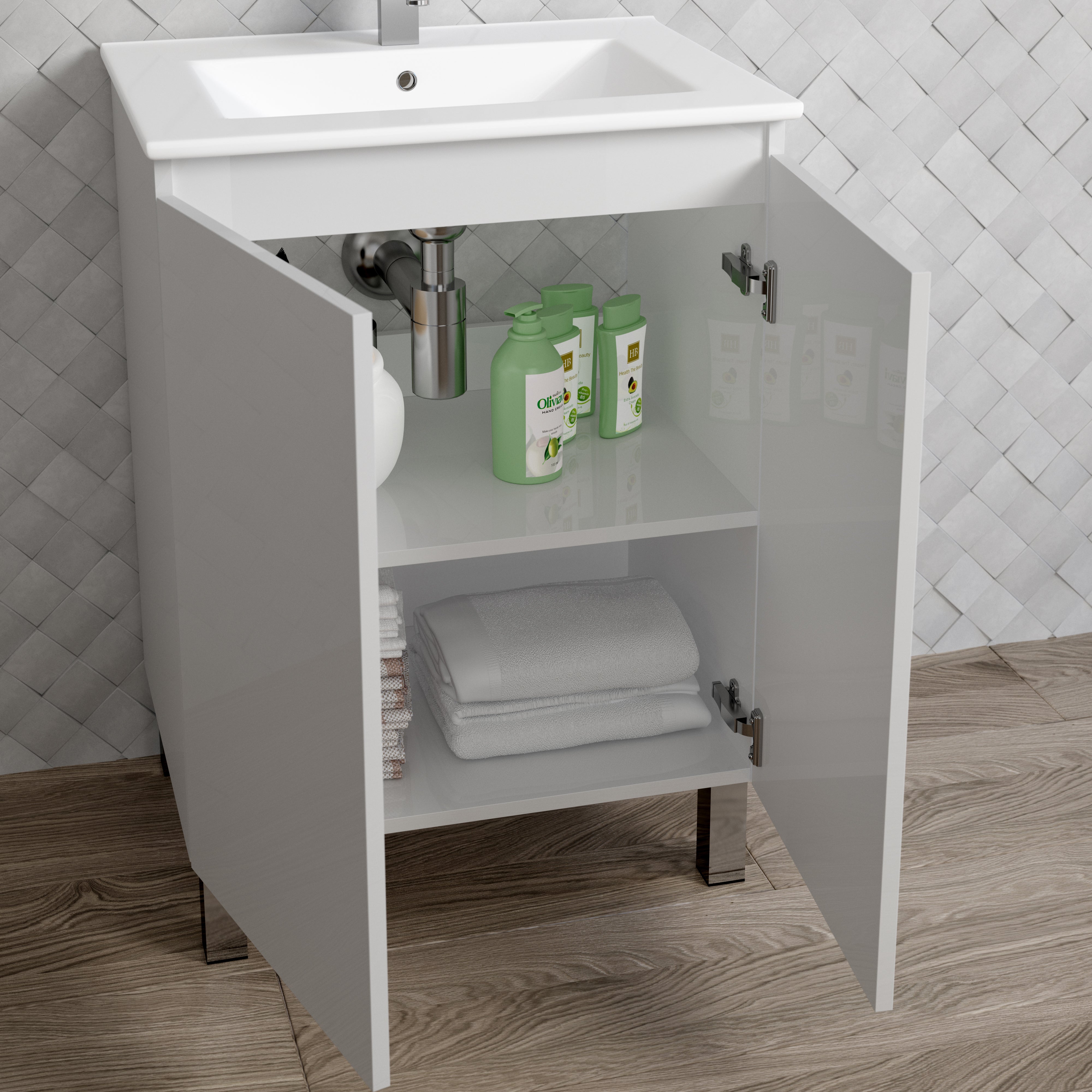 DAX Sunset Bathroom Vanity Cabinet with Onix basin included