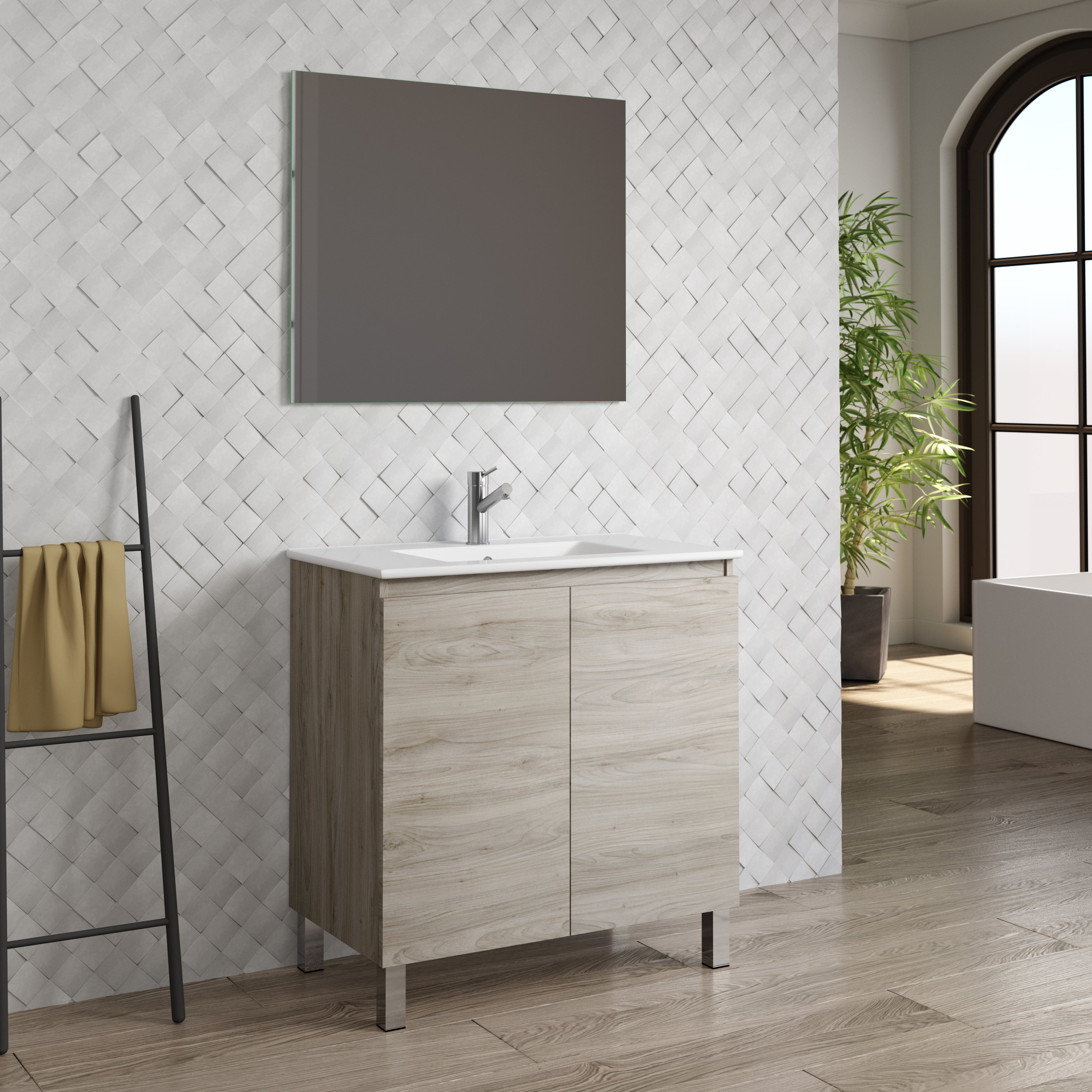 DAX Sunset Bathroom Vanity Cabinet with Onix basin included
