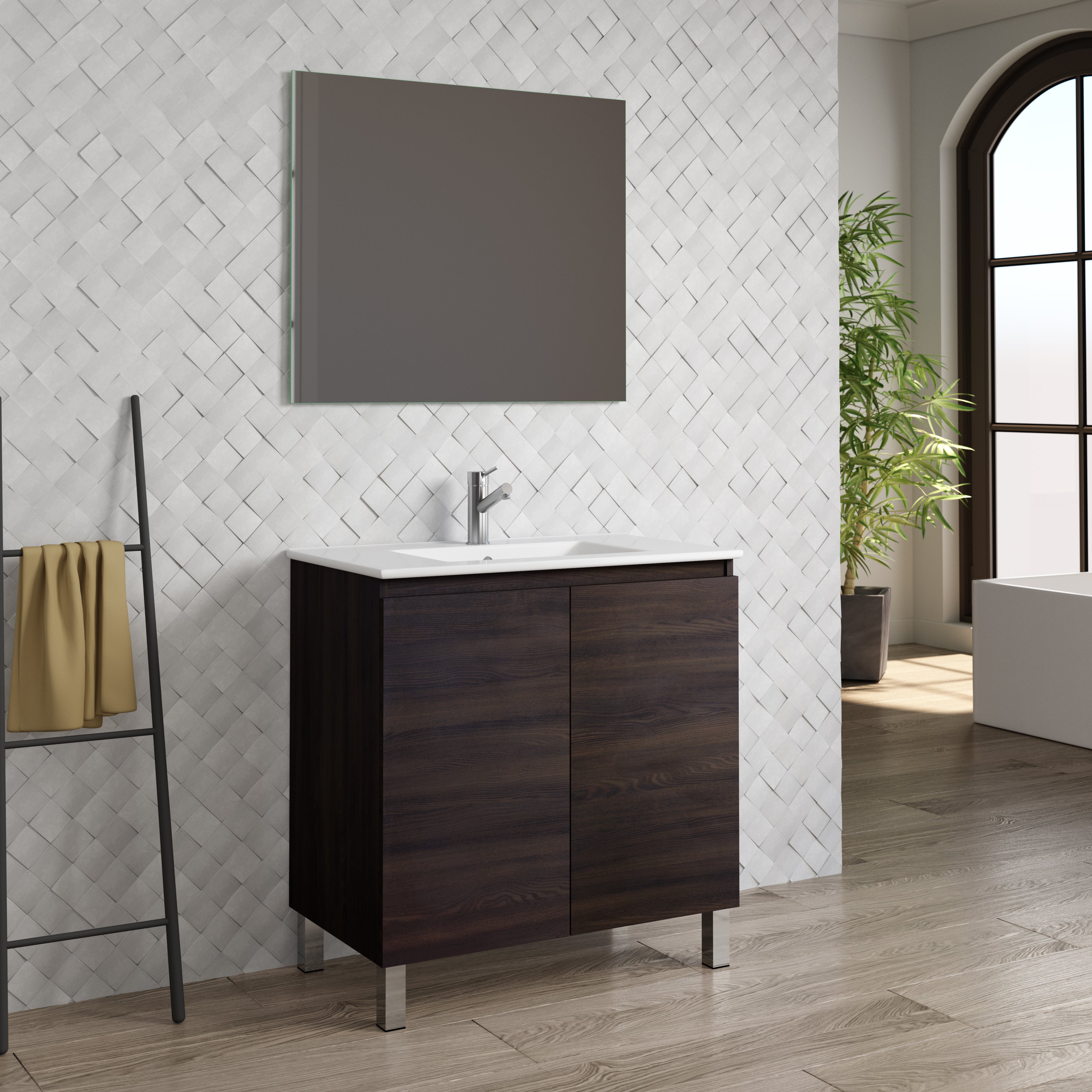 DAX Sunset Bathroom Vanity Cabinet with Onix basin included