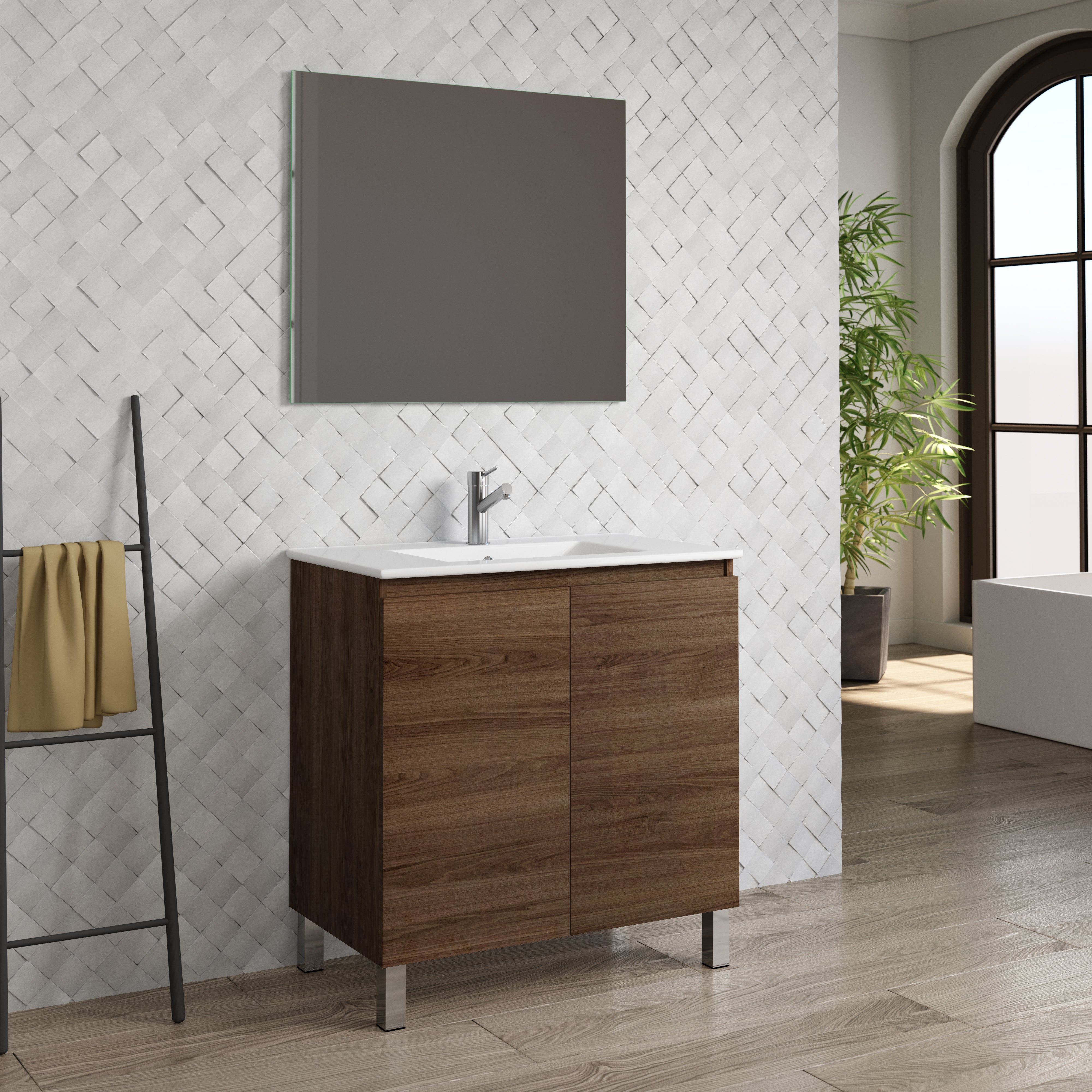 DAX Sunset Bathroom Vanity Cabinet with Onix basin included