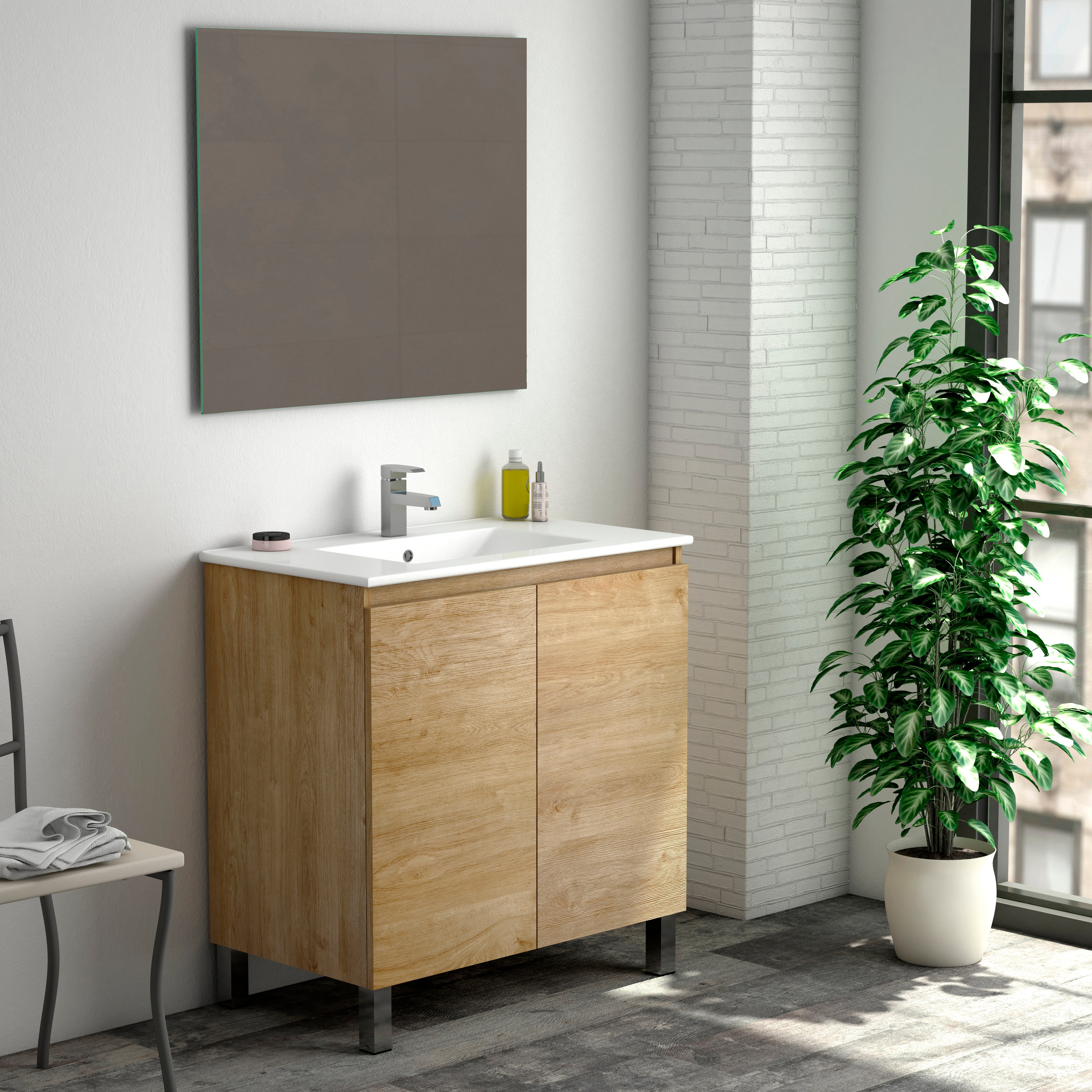 DAX Sunset Bathroom Vanity Cabinet with Onix basin included