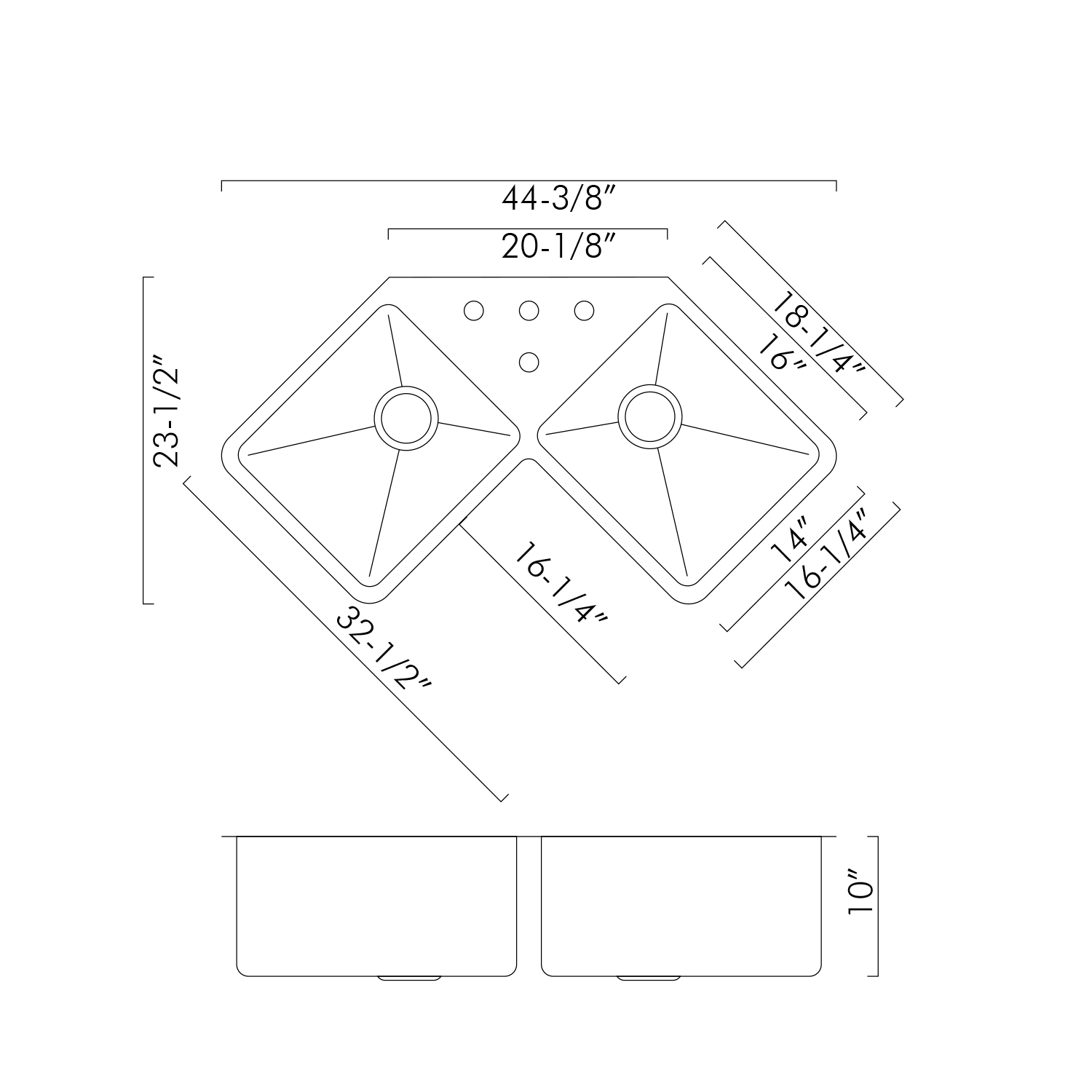 Crafted from premium T-304 Grade Stainless Steel, every DAX sink is built to last a lifetime. Featuring high-density 16-gauge or 18-gauge thickness, these sinks provide superior resistance to dents, scratches, and corrosion. The resilient surface is designed to withstand heavy cookware and extreme temperature changes without warping or losing its luster.