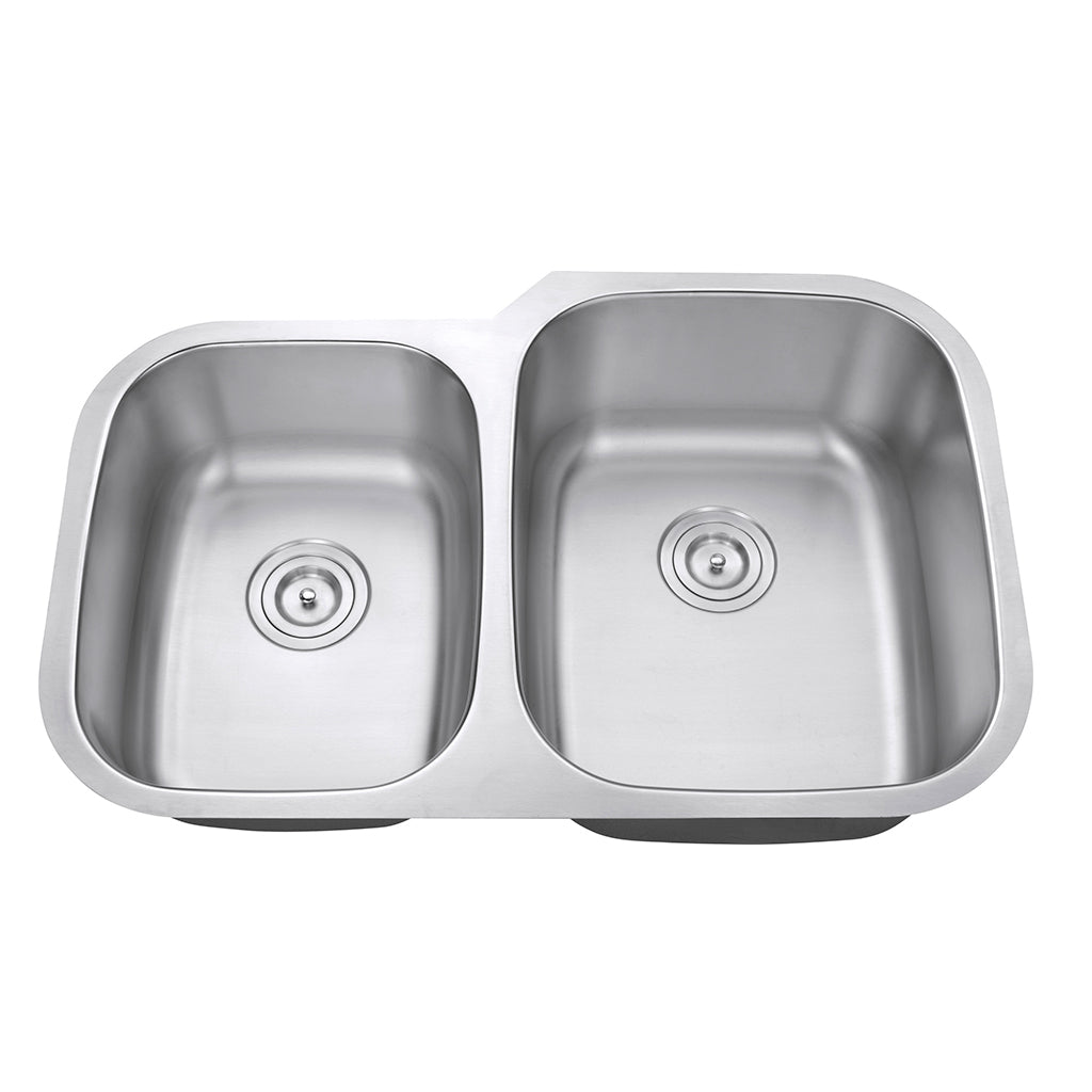 DAX Stainless Steel Undermount Double Bowl Kitchen Sink DAX-3120R