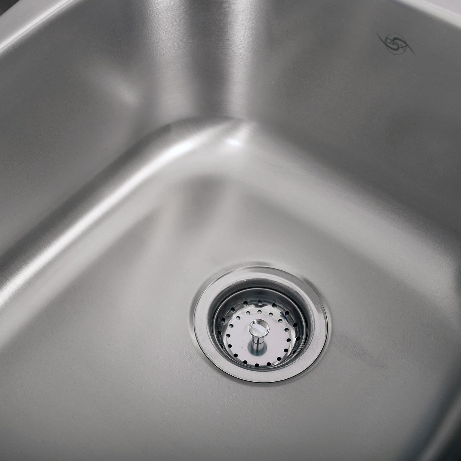 Fregadero de cocina DAX 40/60 de doble cuenco, acero inoxidable de calibre 18, acabado cepillado, 32 x 20-3/4 x 9 pulgadas (DAX-3120R)