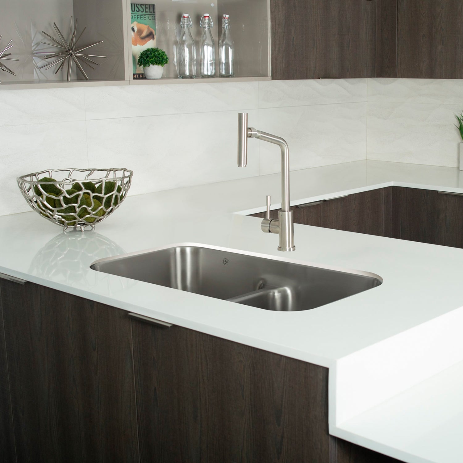 Crafted from premium T-304 Grade Stainless Steel, every DAX sink is built to last a lifetime. Featuring high-density 16-gauge or 18-gauge thickness, these sinks provide superior resistance to dents, scratches, and corrosion. The resilient surface is designed to withstand heavy cookware and extreme temperature changes without warping or losing its luster.