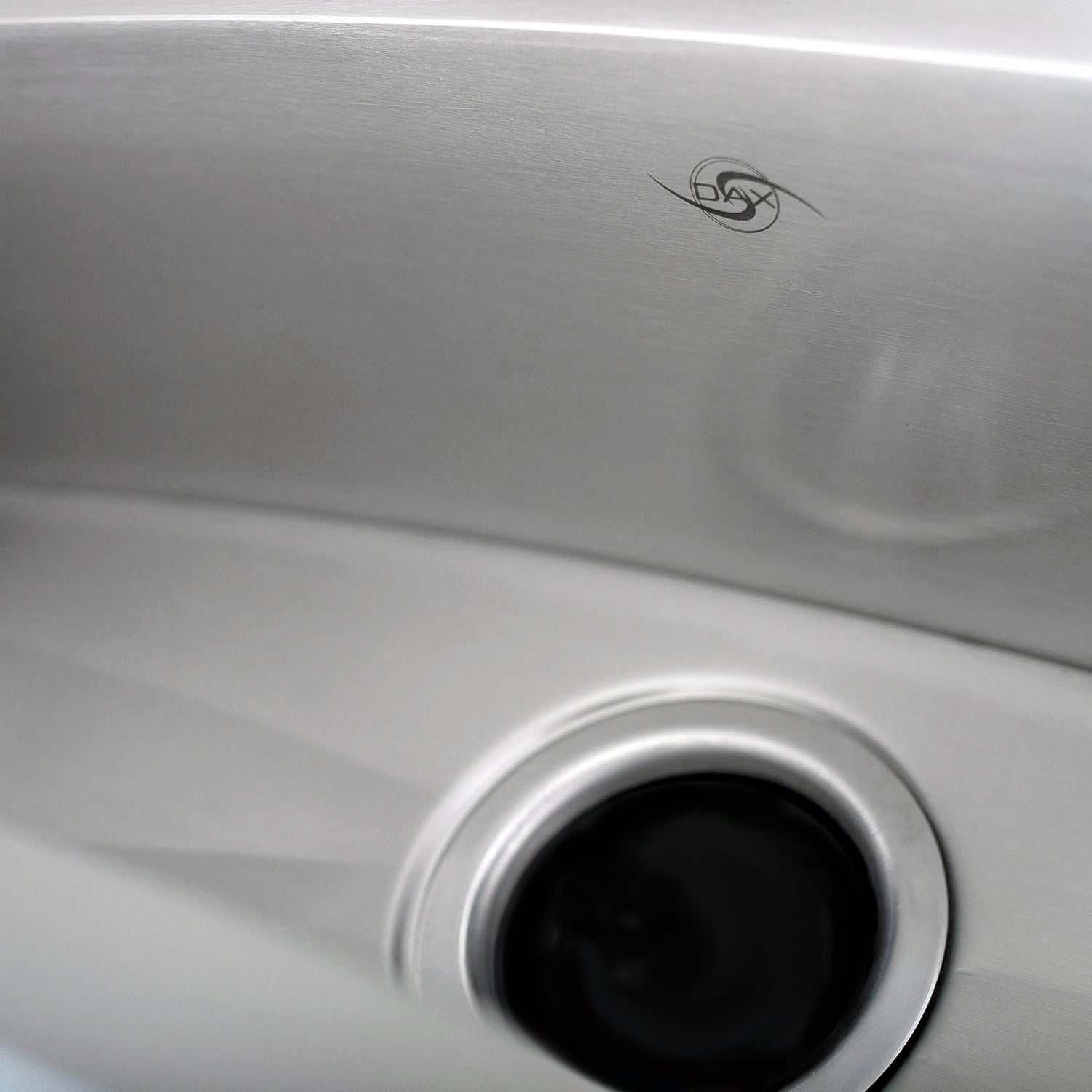 DAX Fregadero de barra bajo encimera hecho a mano, acero inoxidable calibre 16, acabado cepillado, 45 x 13 x 6 pulgadas (DAX-SQ-4512-C)