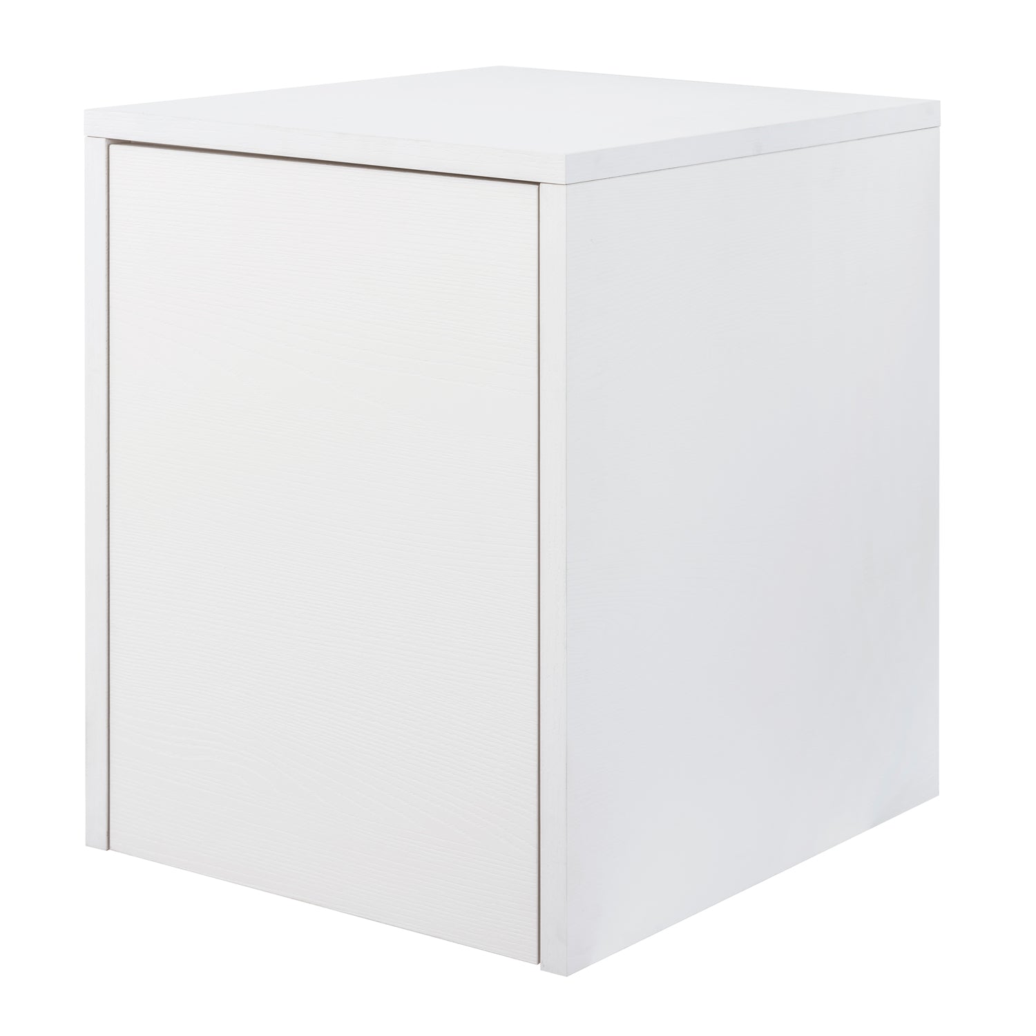 Gabinete lateral inferior de 16", montaje en pared, 1 puerta, blanco, colección ZEN de DAX