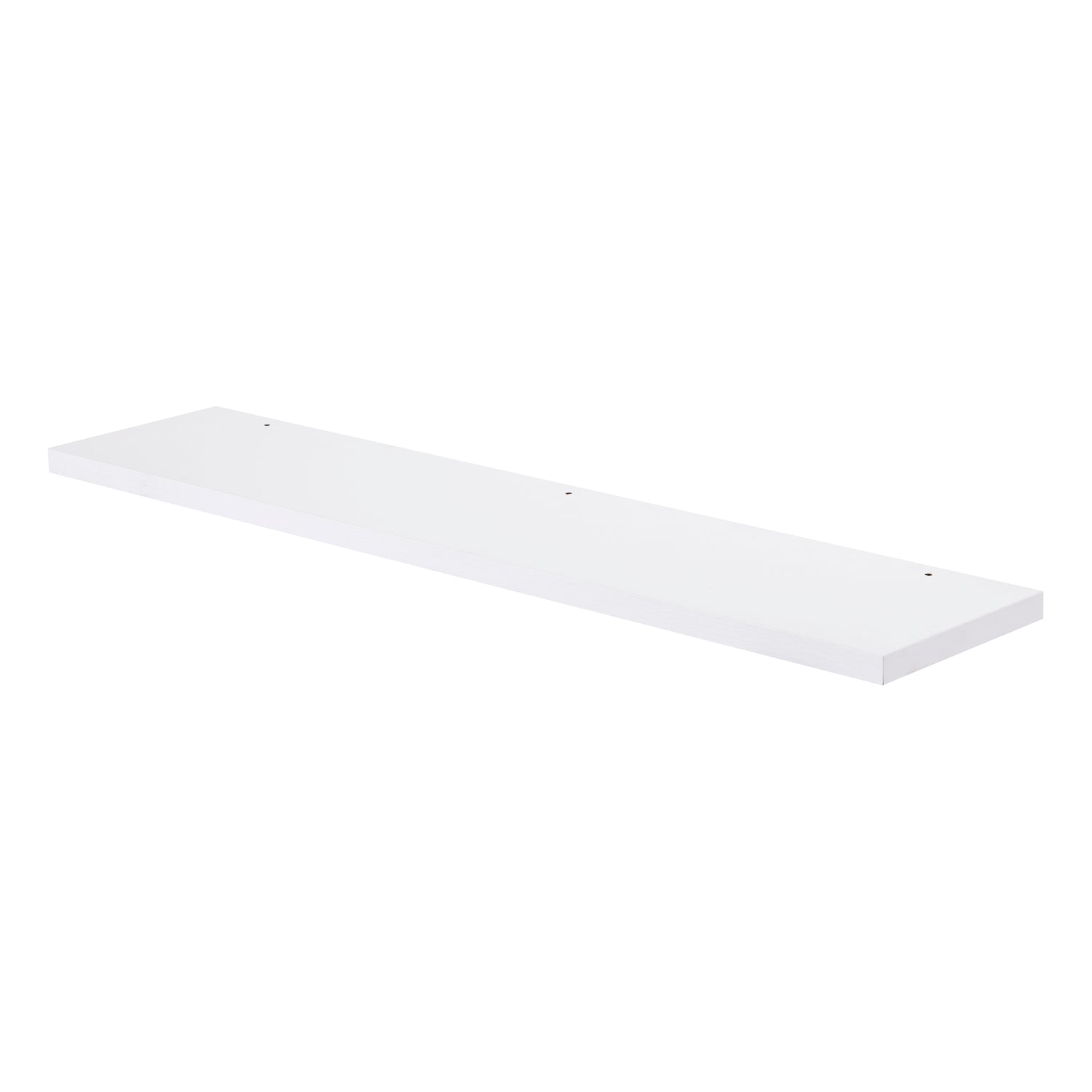 Wood Finish Mirror Shelf, Wall Mount, White, ZEN Collection by DAX