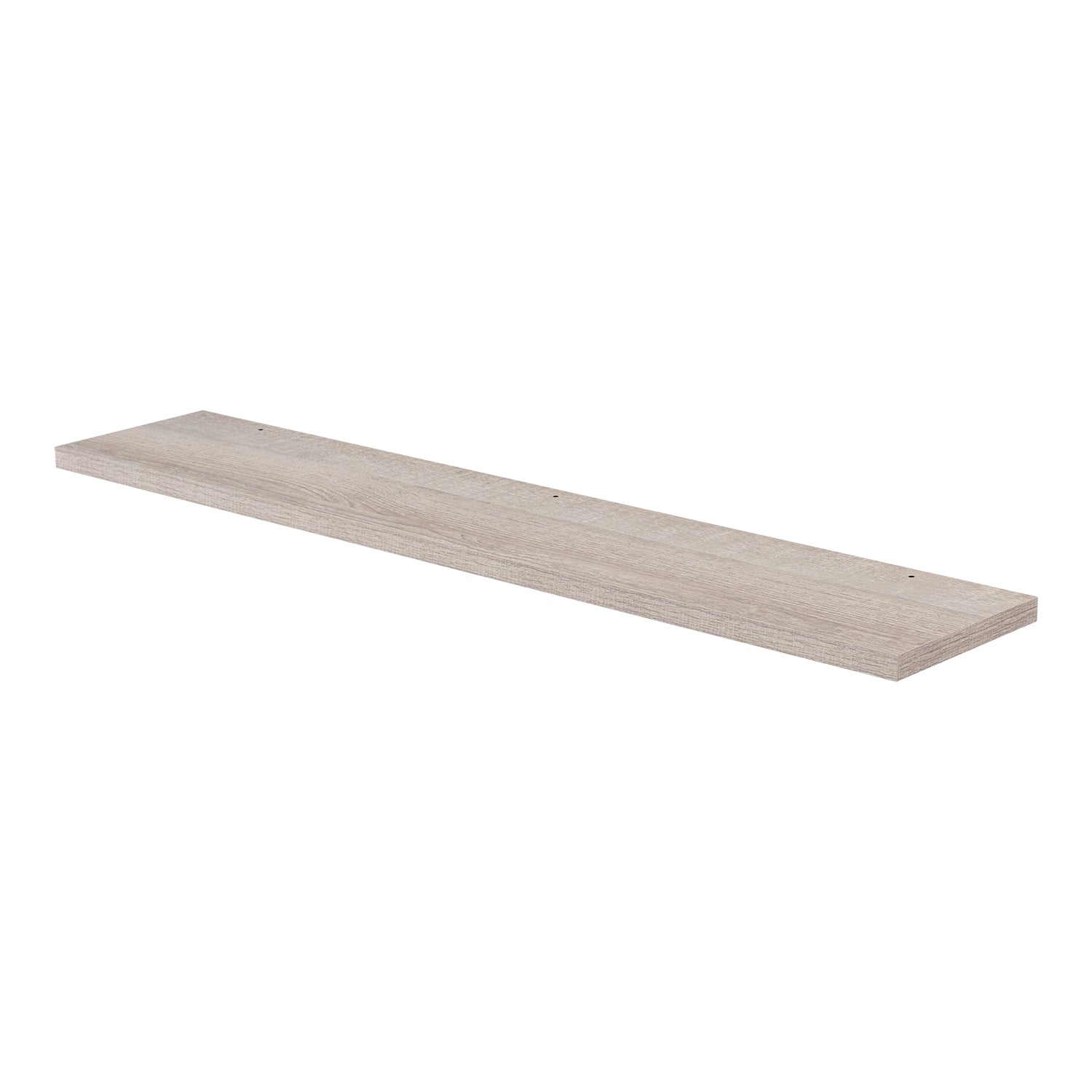 Wood Finish Mirror Shelf, Wall Mount, White, ZEN Collection by DAX