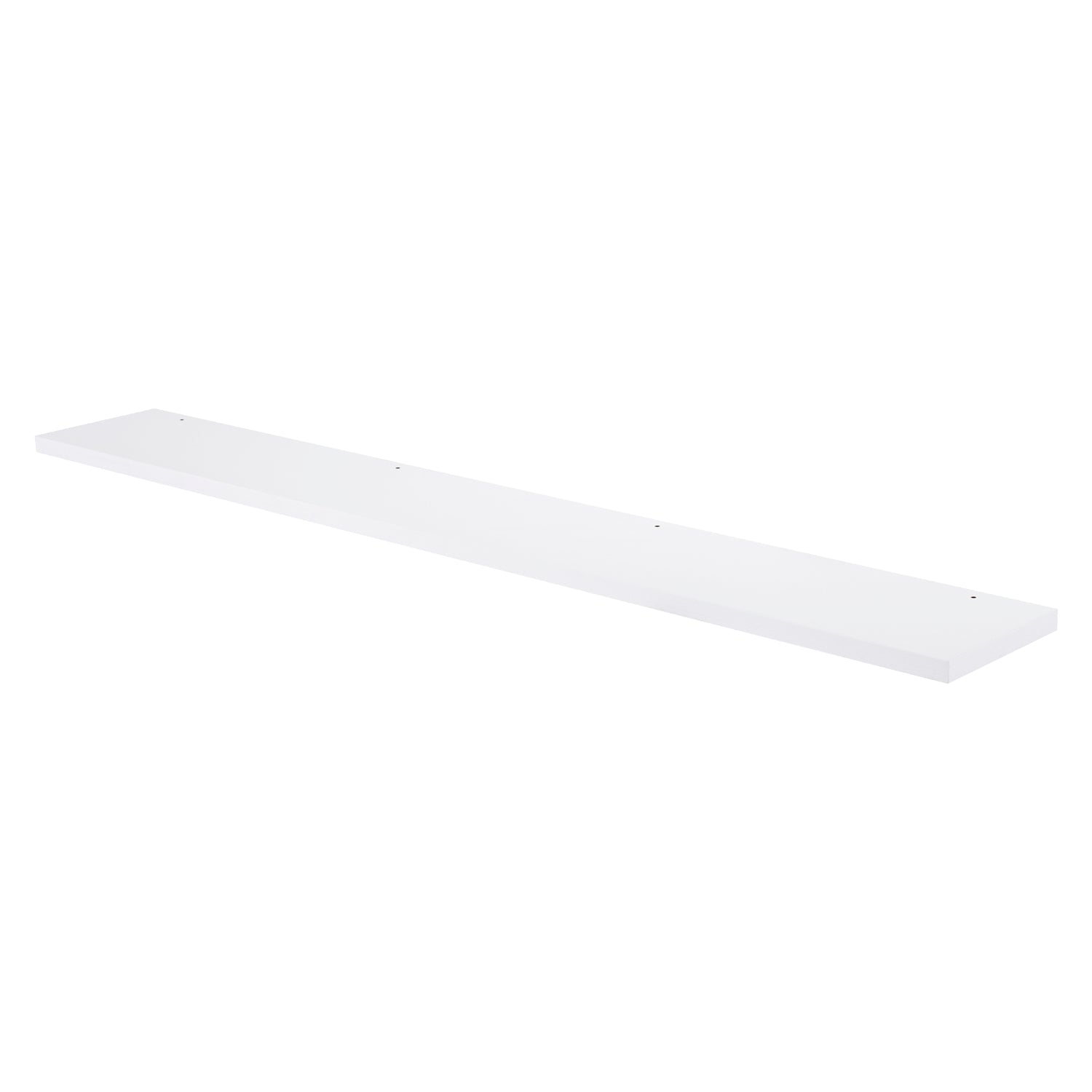 Wood Finish Mirror Shelf, Wall Mount, White, ZEN Collection by DAX