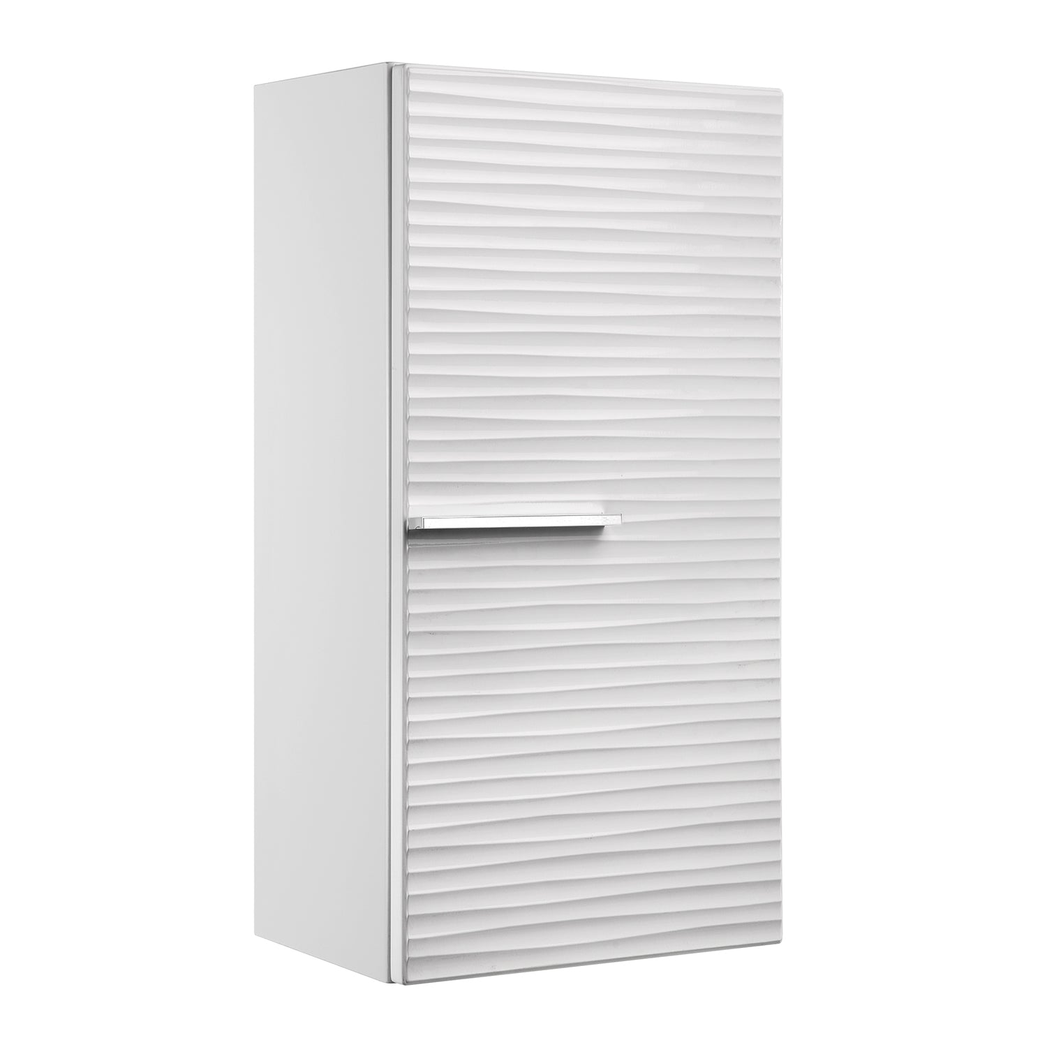 16" Small Side Cabinet, Wall Mount, 1 Door whit Handle and Soft Close Serie Dune by VALENZUELA