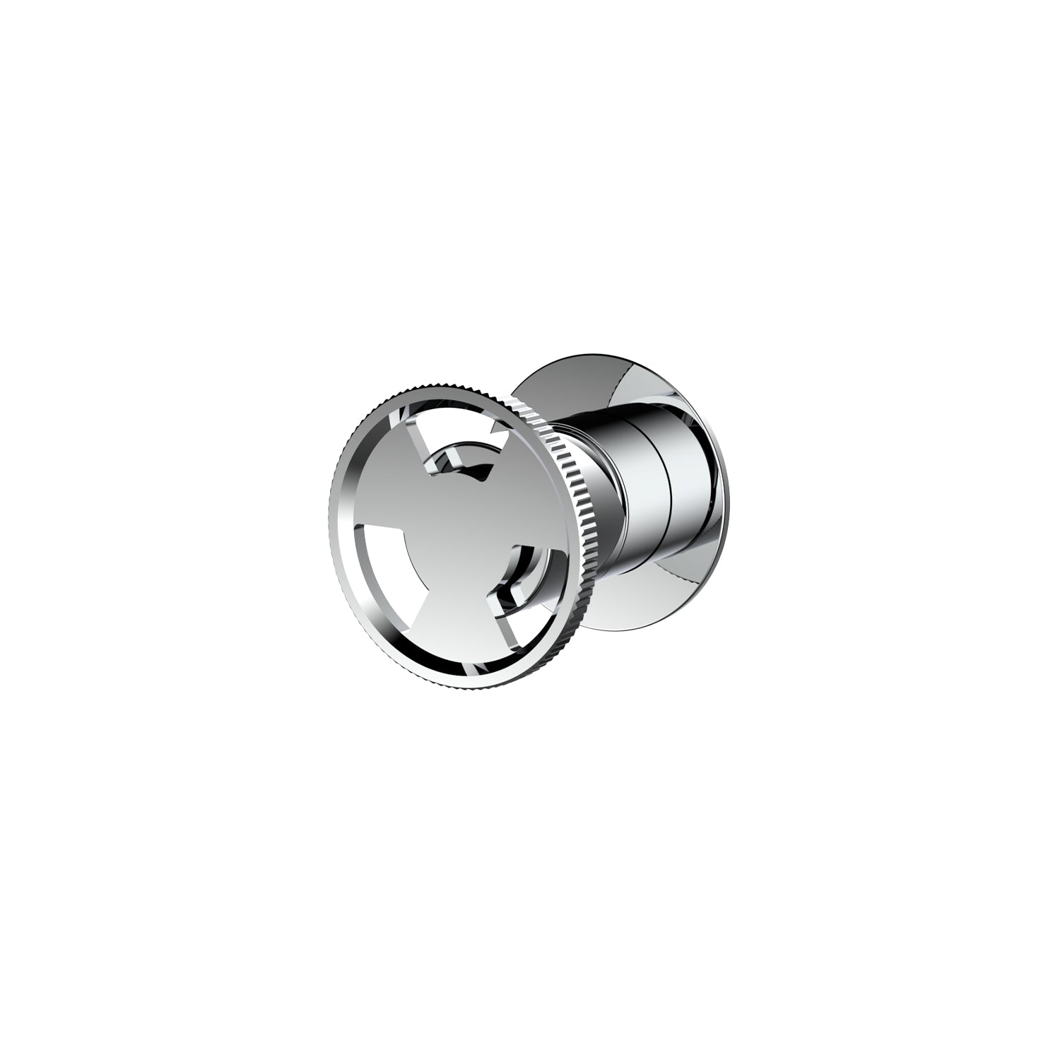 DAX Round Shower Valve with 1 Functions Chrome Finish (DAX-8030046-CR)