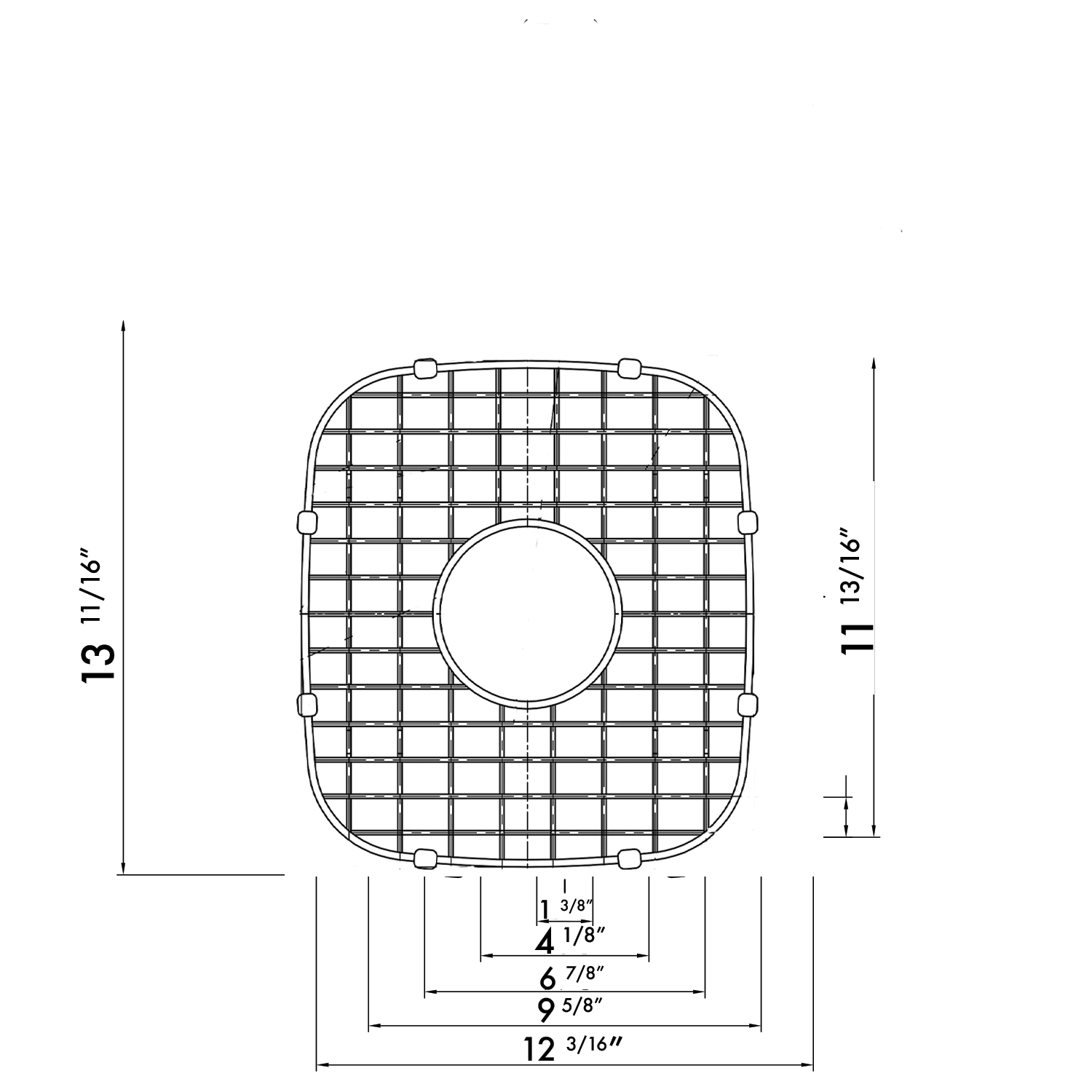 DAX Grid for Kitchen Sink Mod. DX-1816 (GR-DX-1816).