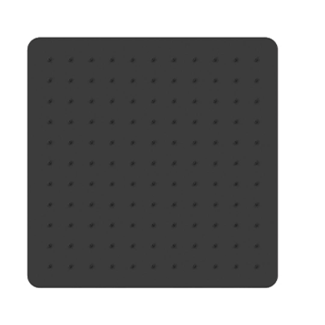 DAX Square Rain Shower Head - Matt Black Finish - 16" x 16 (DAX-C2035-BL)