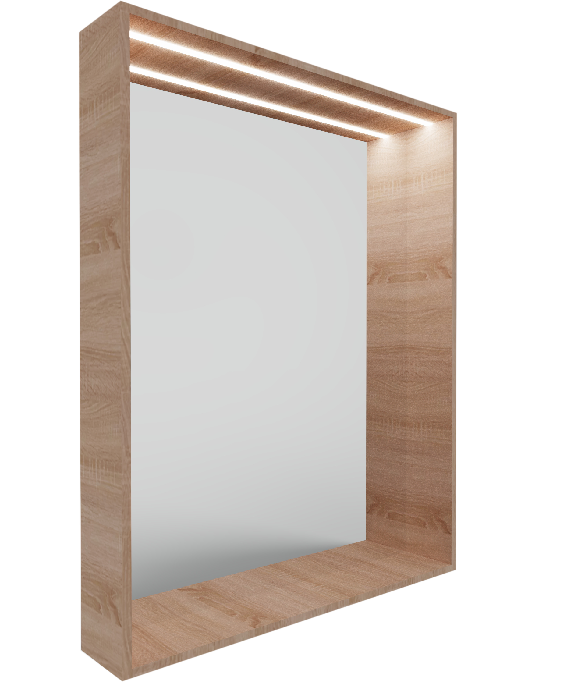 DAX Lineal Mirror LED Light 24 Inches - Roble Nuez