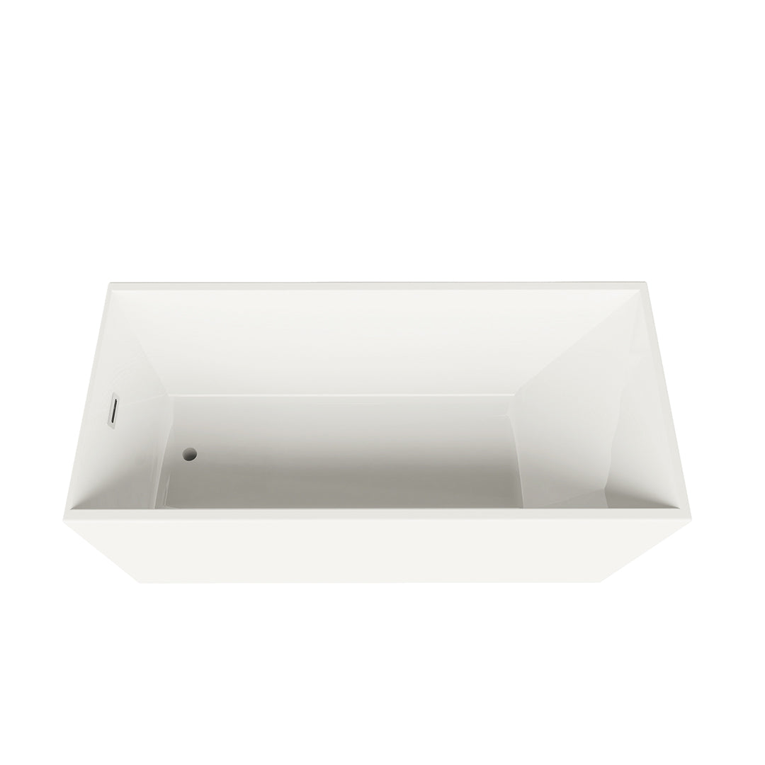 DAX Rectangle Freestanding Acrylic Bathtub Glossy White - 66" x 32" (BT-9029)