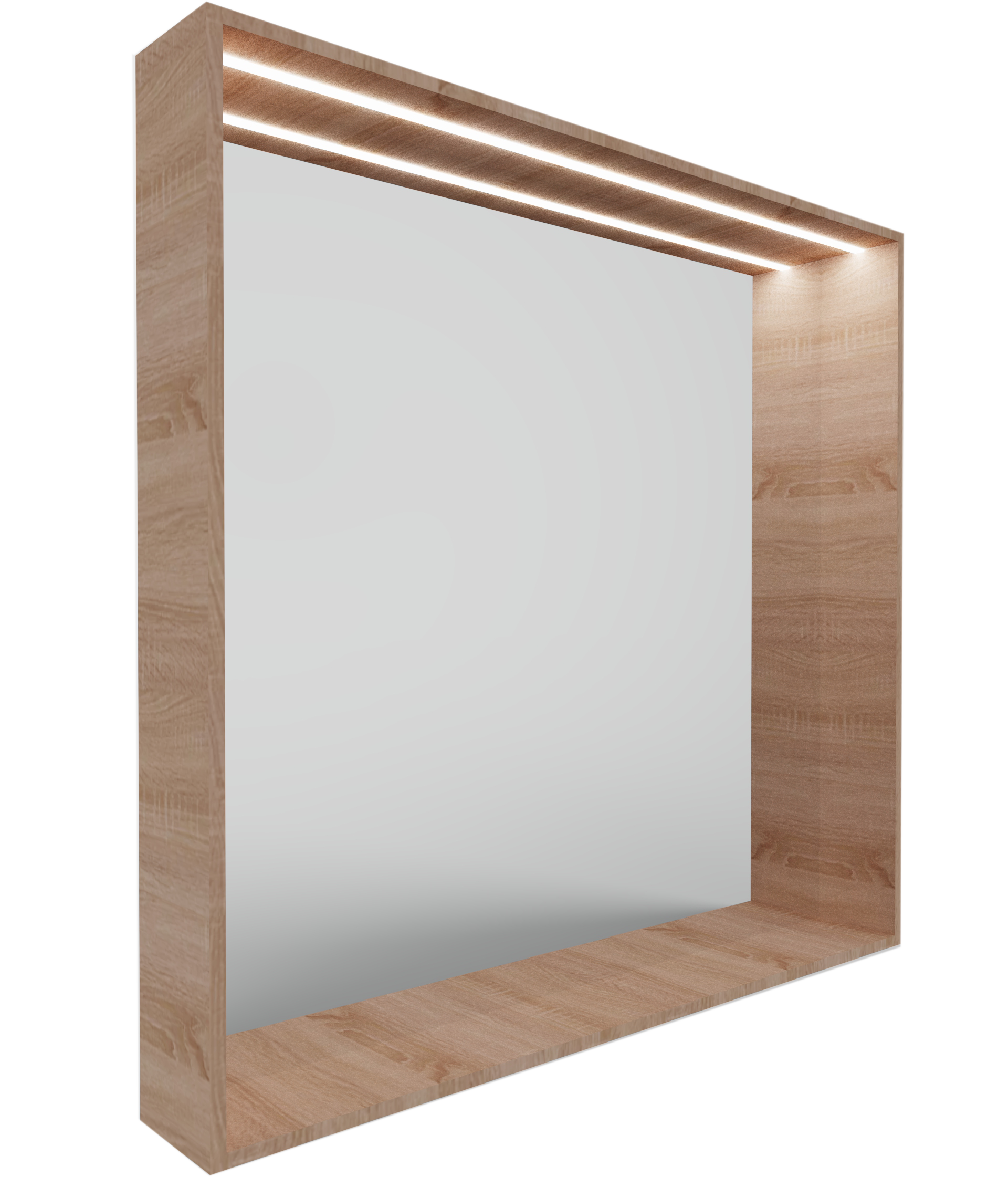 DAX Lineal Mirror LED Light 24 Inches - Roble Nuez