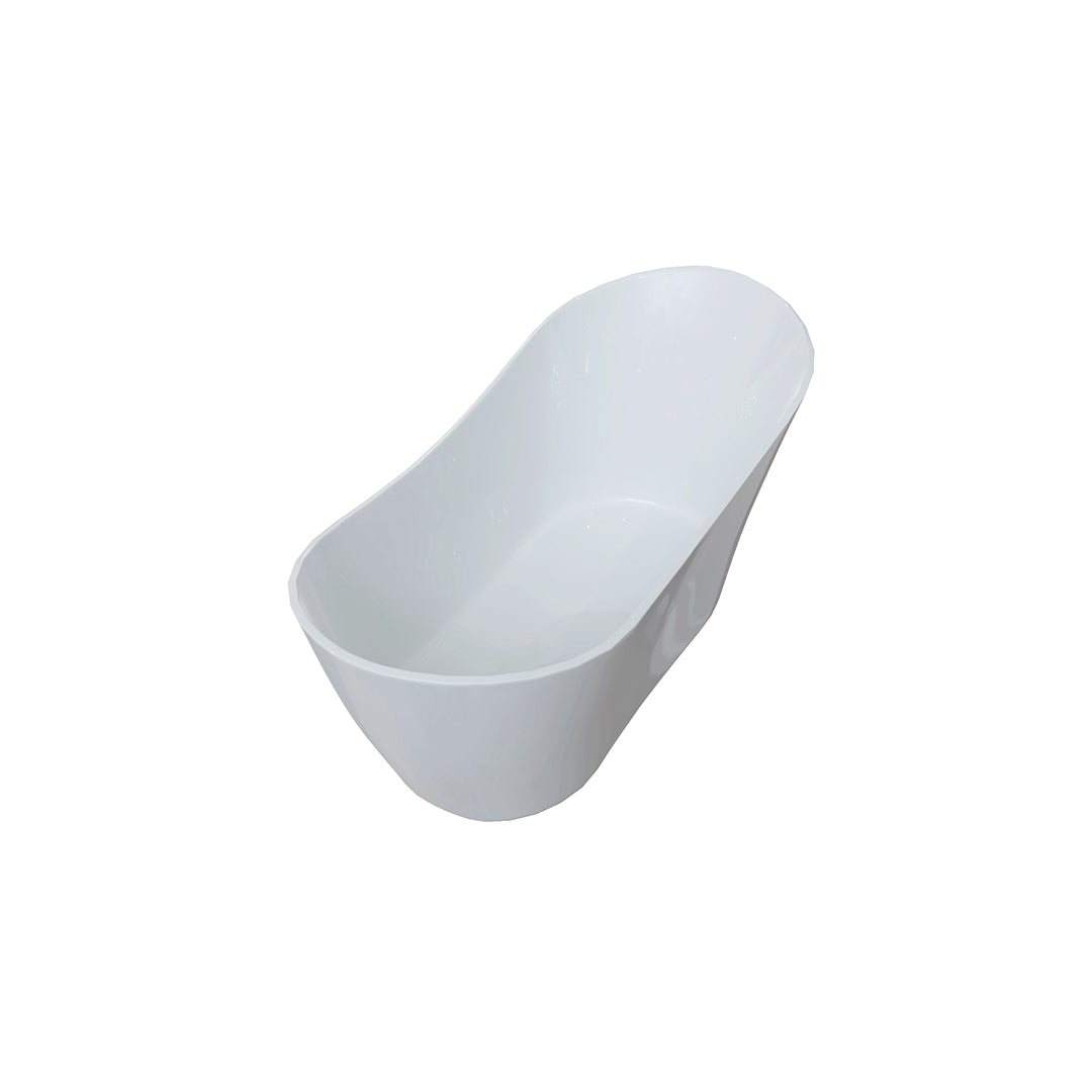 DAX Oval Freestanding Acrylic Bathtub Glossy White - 67" x 30" (BT-9081)