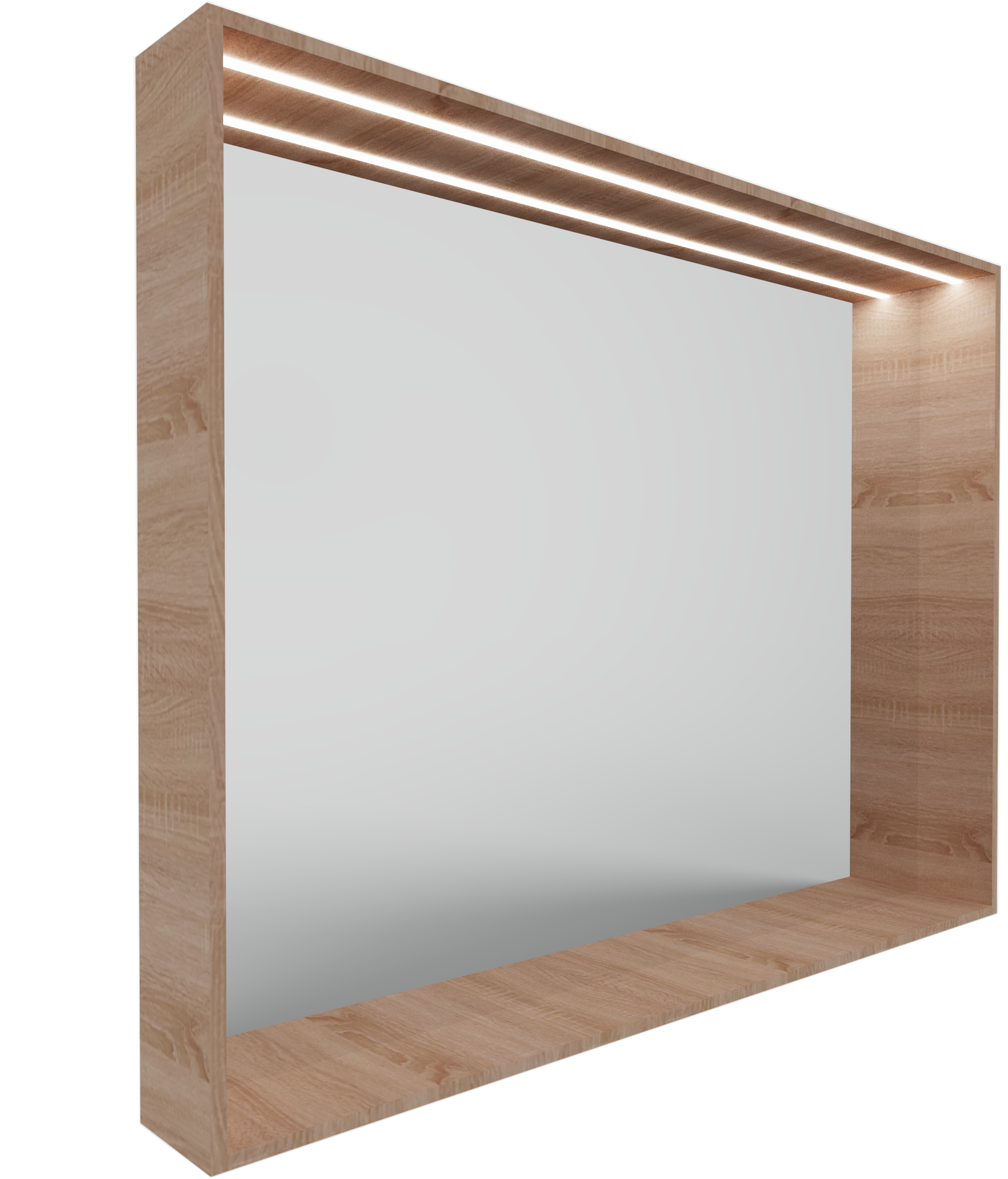 DAX Lineal Mirror LED Light 24 Inches - Roble Nuez