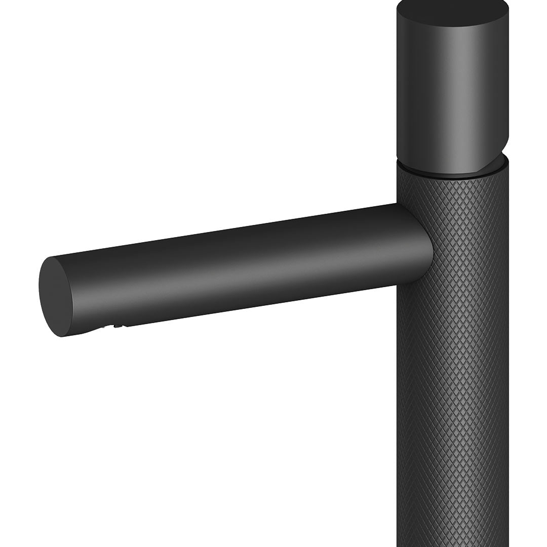 DAX Capri Single Handle Bathroom Faucet - Matt Black Finish (DAX-4323A-BL)