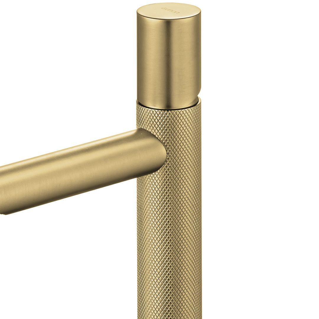 DAX Capri Single Handle Bathroom Faucet - Brush Gold Finish (DAX-4323A-BG)