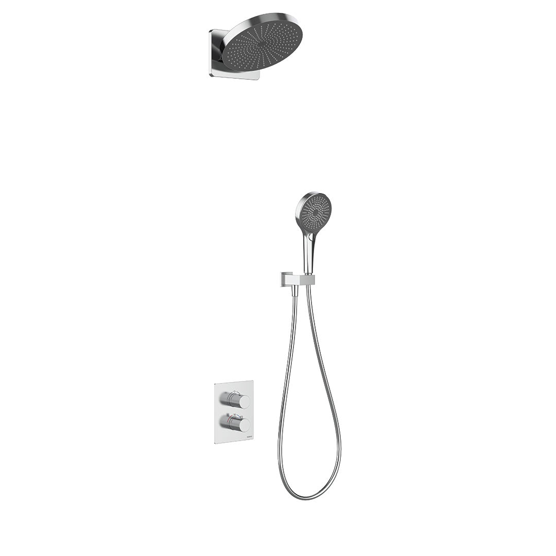 DAX Capri Shower System with Hand Shower - Chrome Finish (DAX-8330-CR)