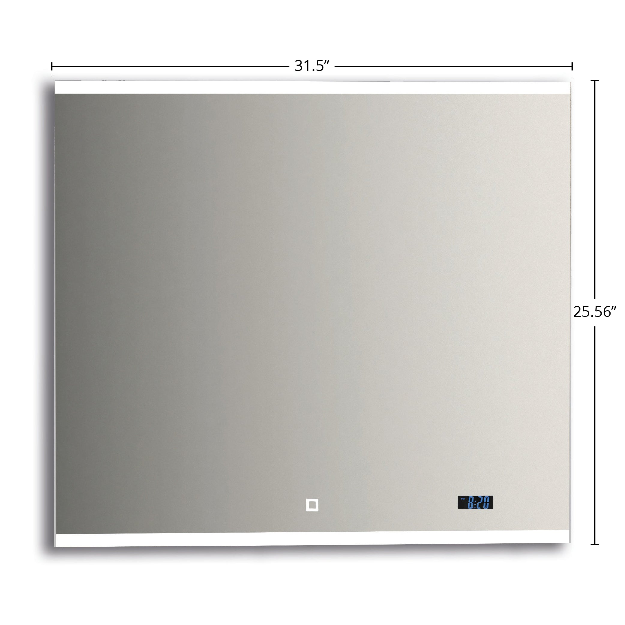 DAX Bay LED Light Flat Mirror 32 Inches Wide (DAX-120-BAY0232)