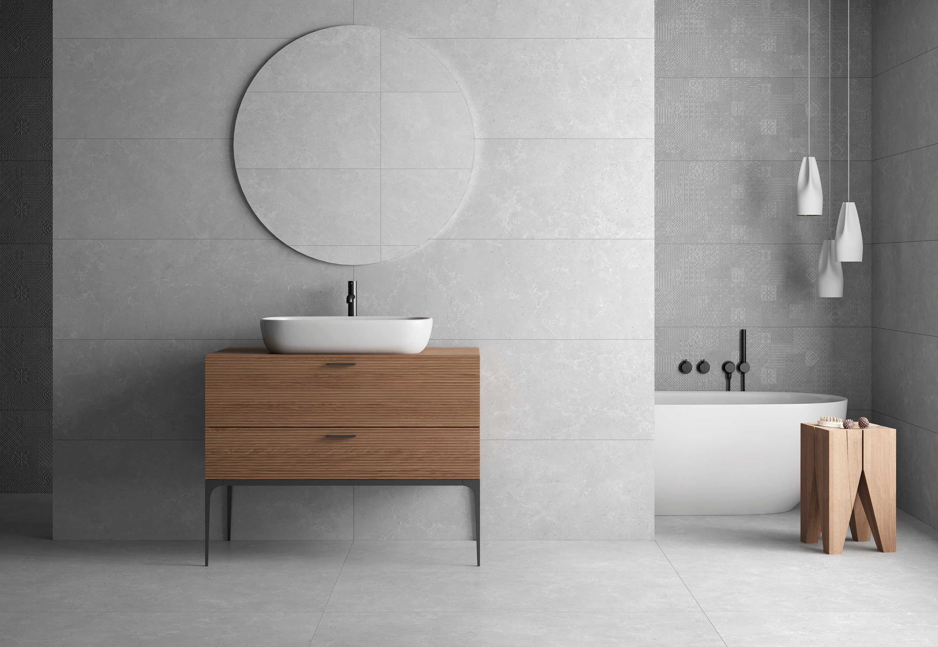 AZUVI HAUTEVILLE wall coverings - 16 x 48 - (25.84 Sqft per  Box - 5 pcs per  Box - 20  Boxes per pallet)