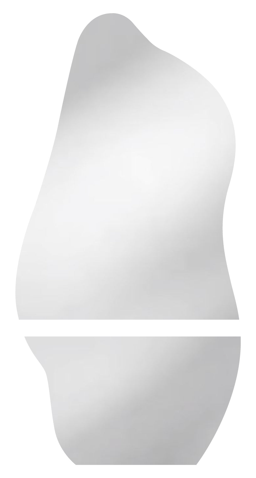 Double Mirror  on a white background