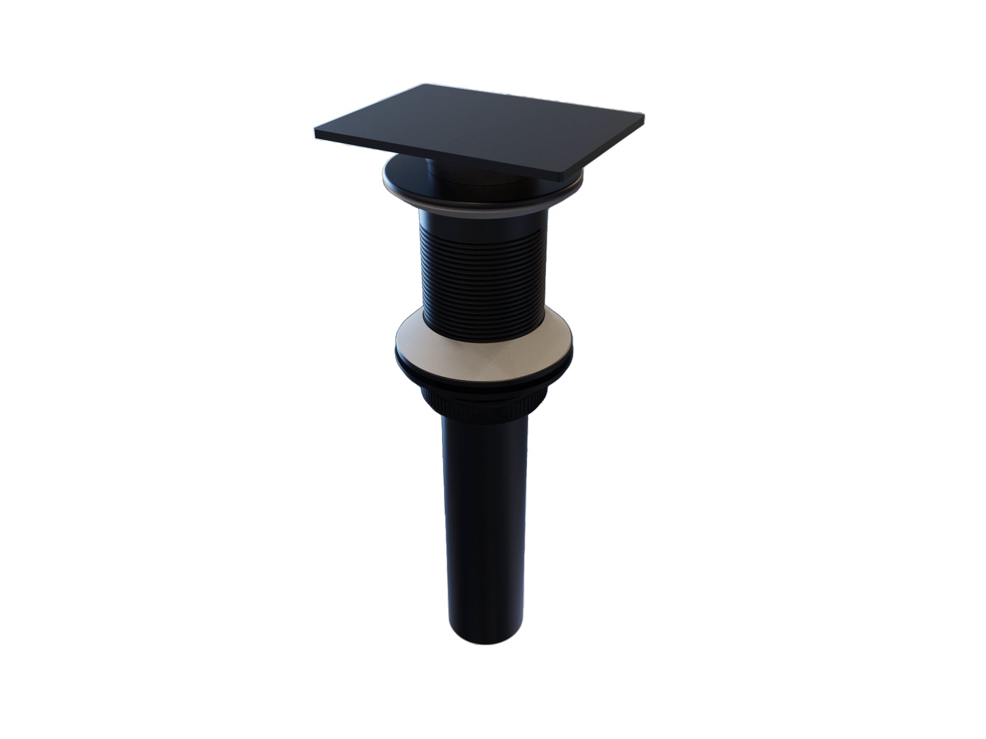 This is a DAX Square Vanity Sink Pop up Drain, Brass Body, 2-3/4 x 8-7/8 Inches. Order now at www.daxib.com