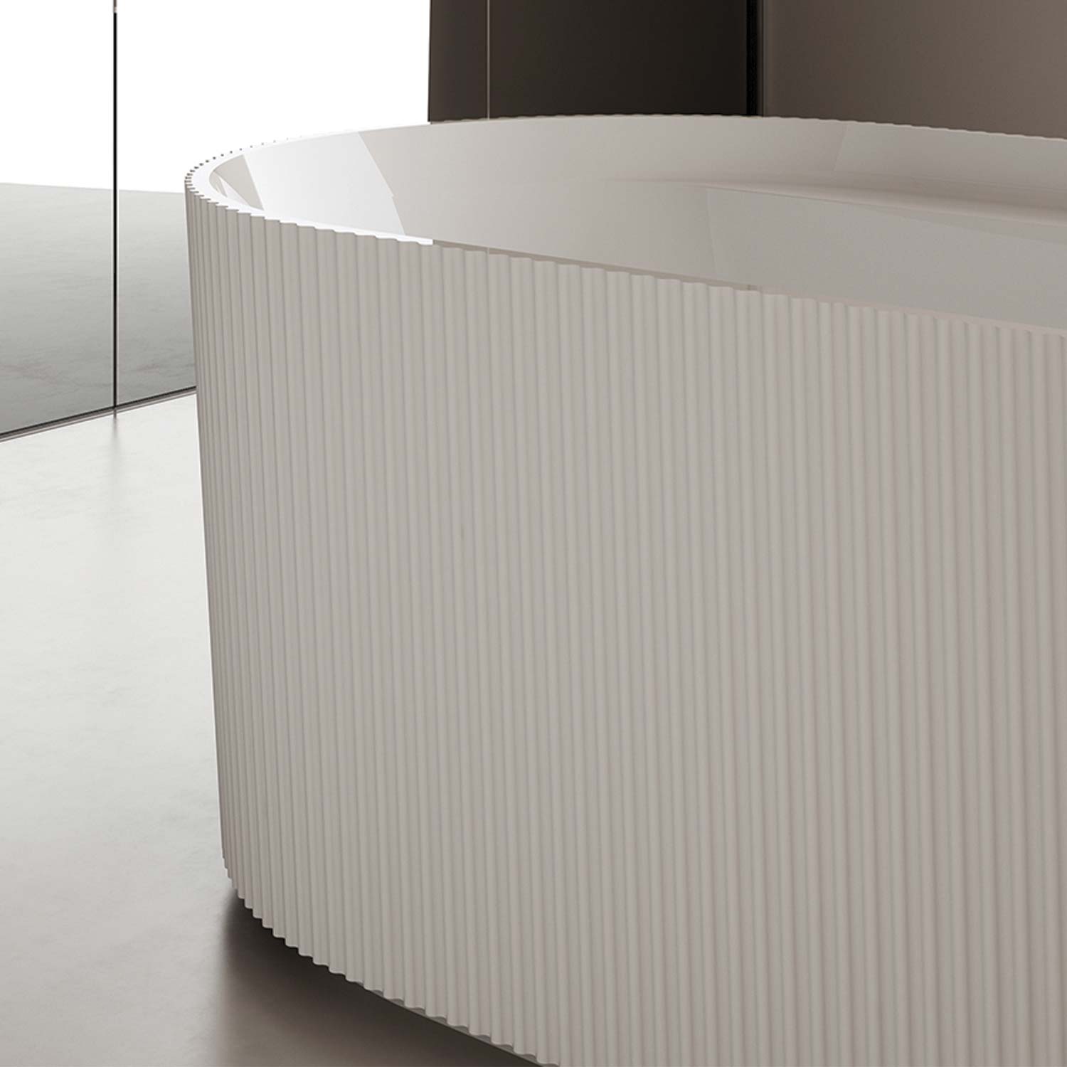 DAX OLYMPIA Freestanding Bathtub Matte Finish 67" x 32"