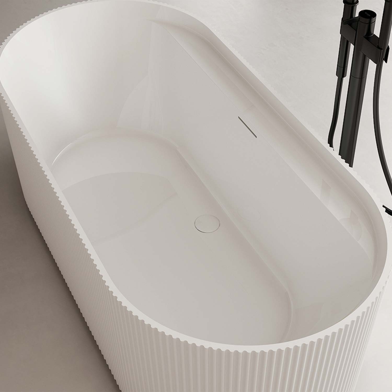 DAX OLYMPIA Freestanding Bathtub Matte Finish 67" x 32"